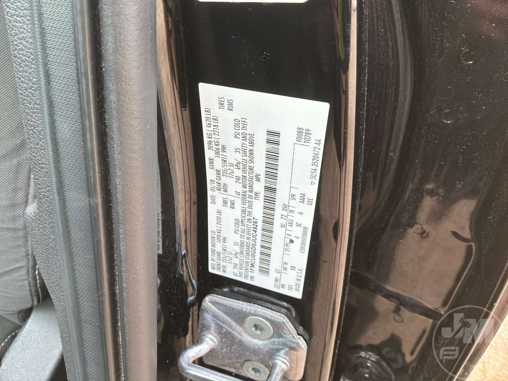 2018 Ford ESCAPE SE