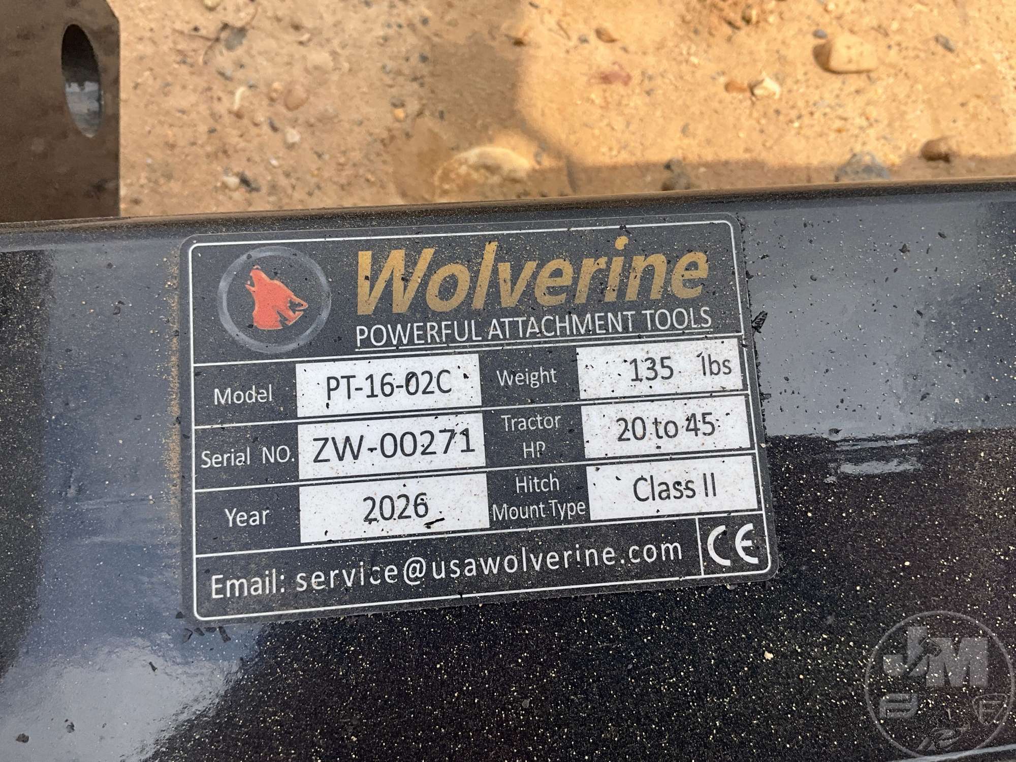 2026 Wolverine PT-16-02C
