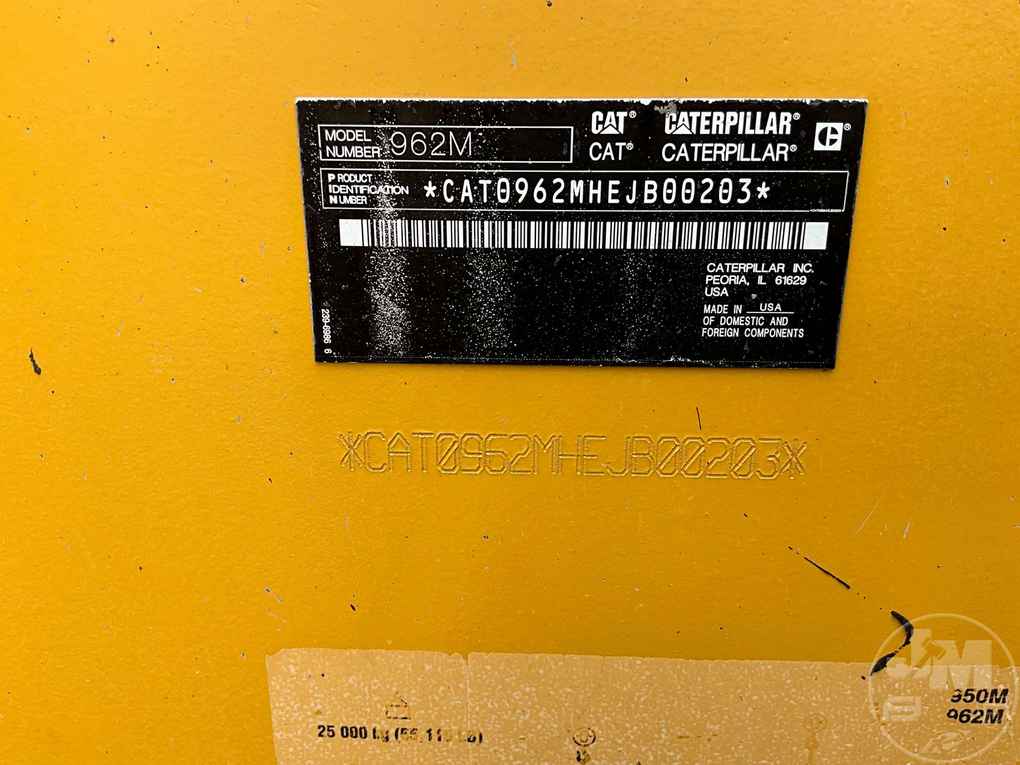 2015 Caterpillar 962M
