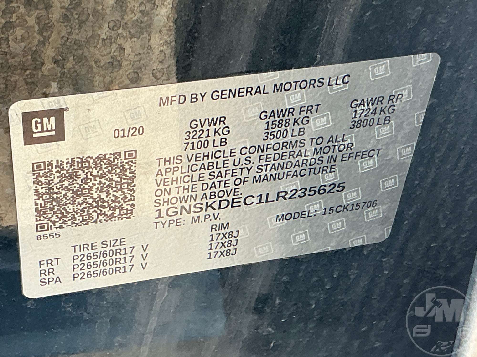 2020 Chevrolet TAHOE
