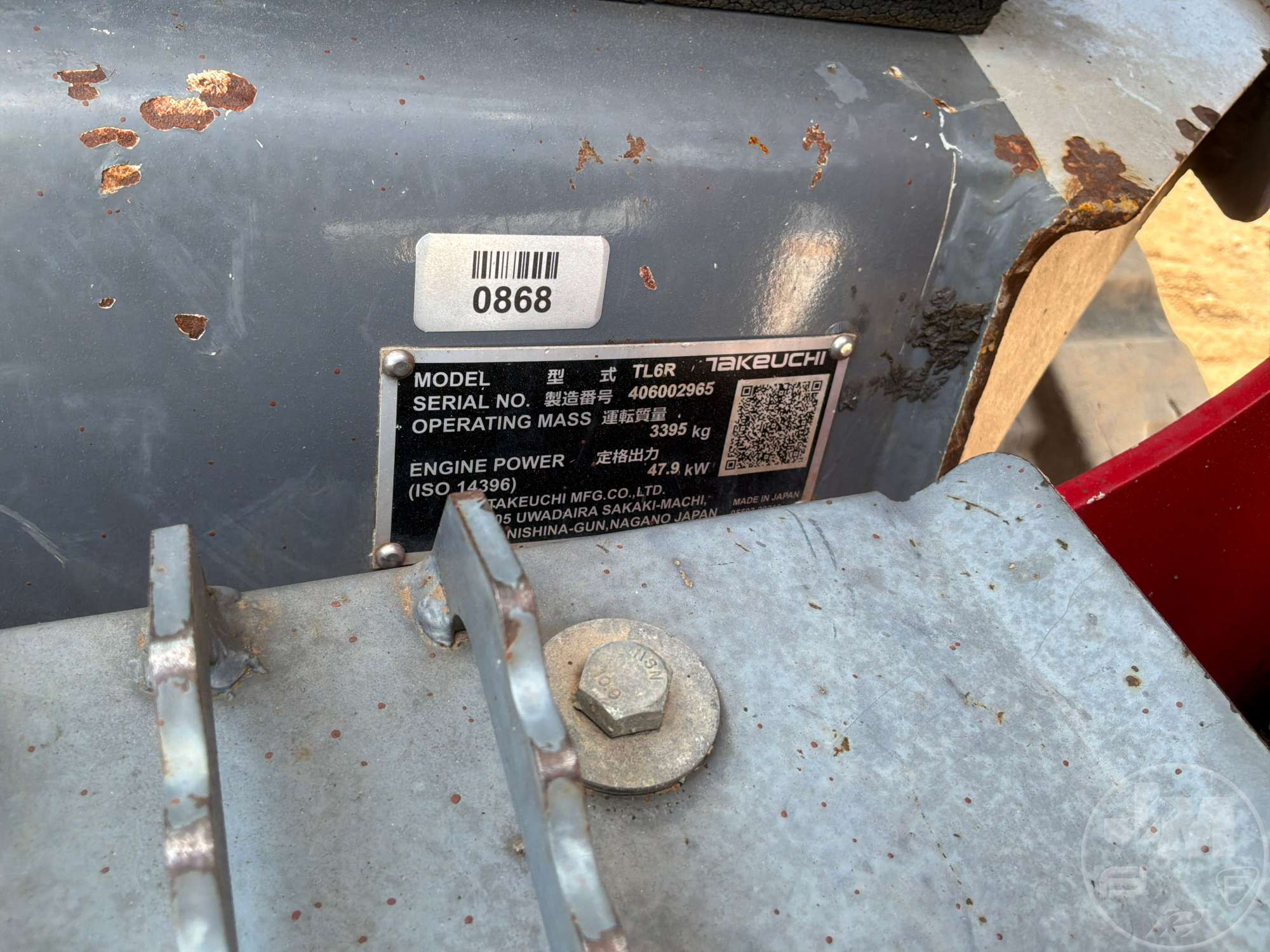 2021 Takeuchi TL6R