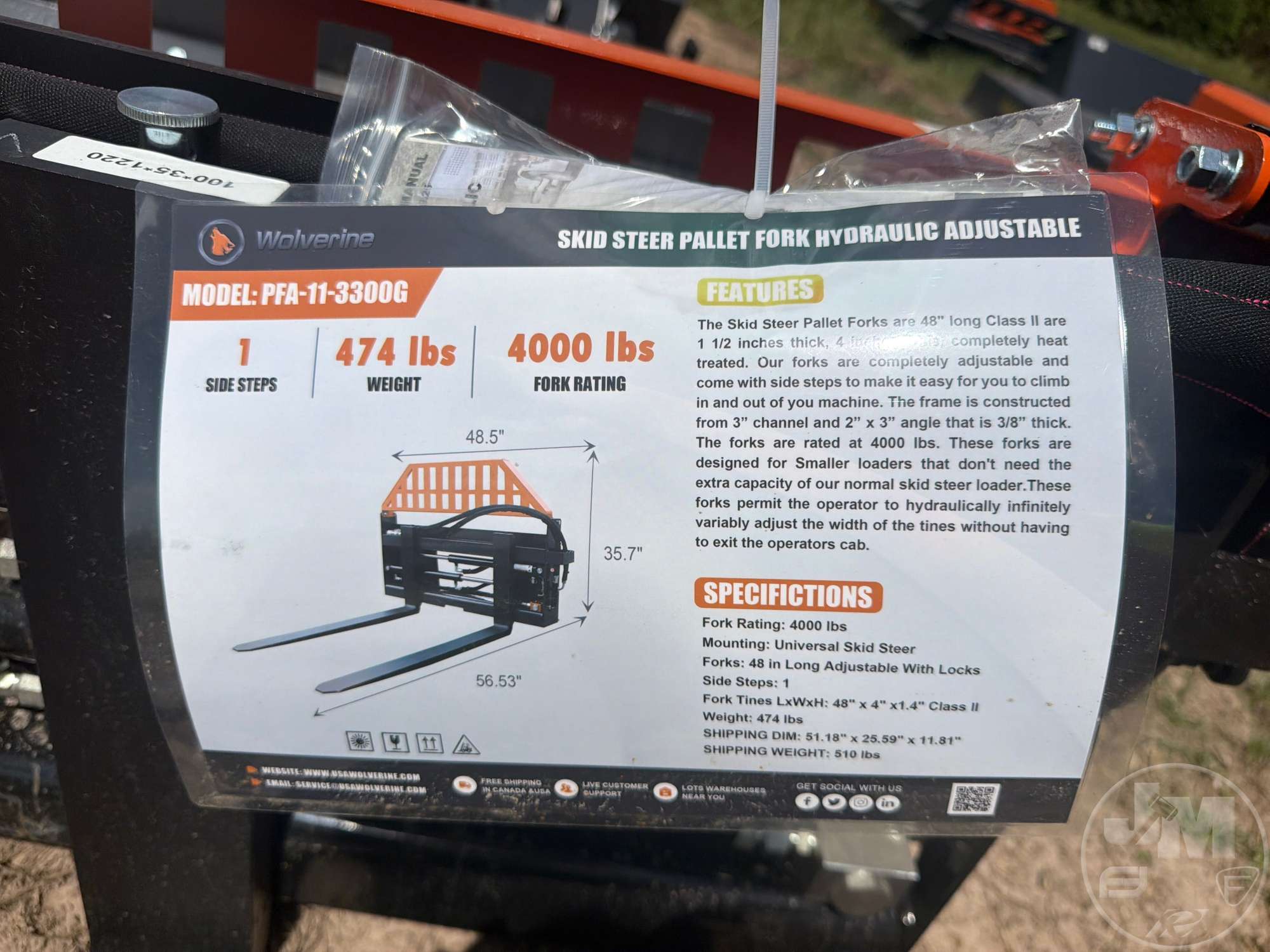 2026 Wolverine PFA-11-3300G