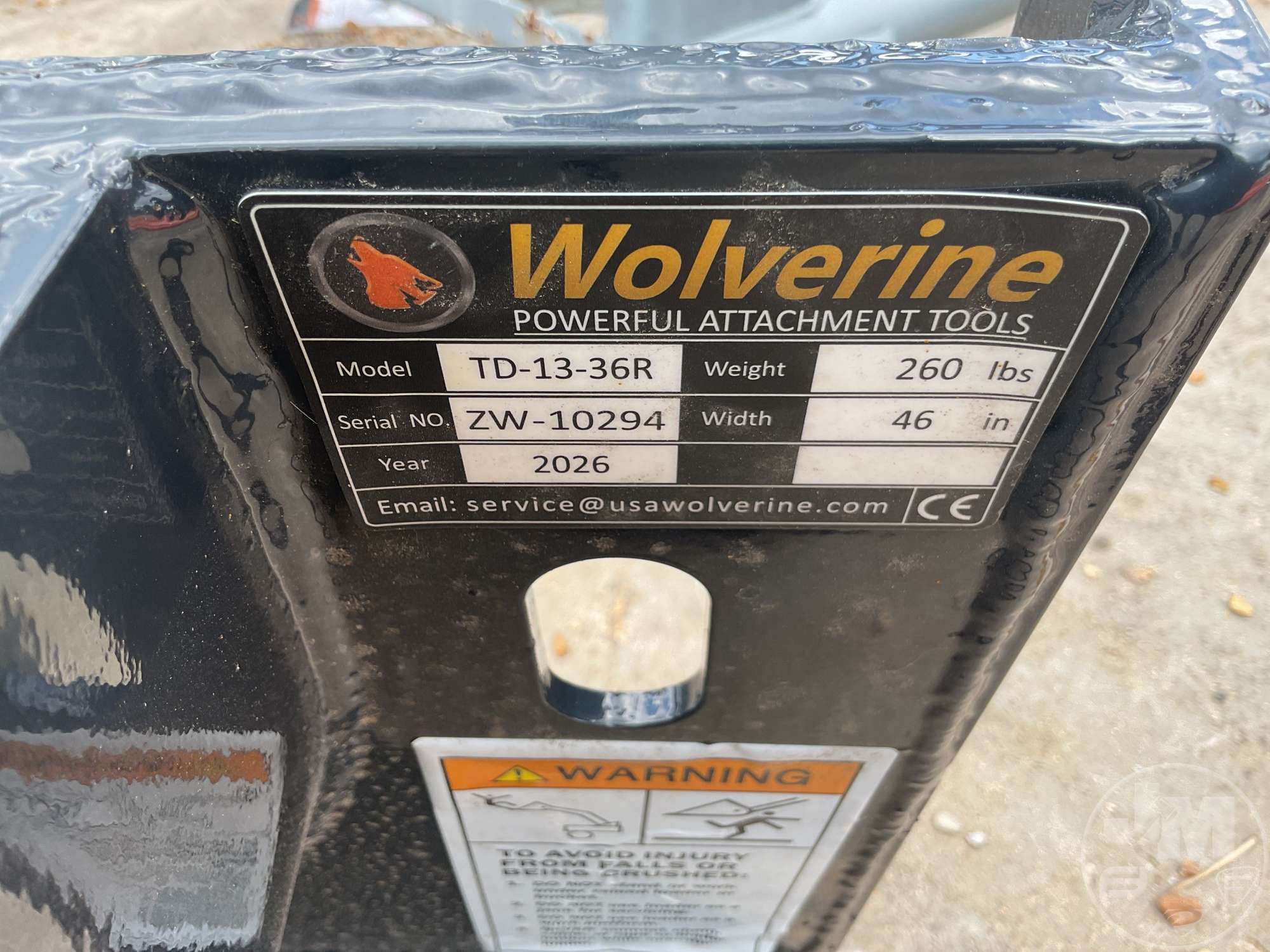 2026 Wolverine TB-13-36R