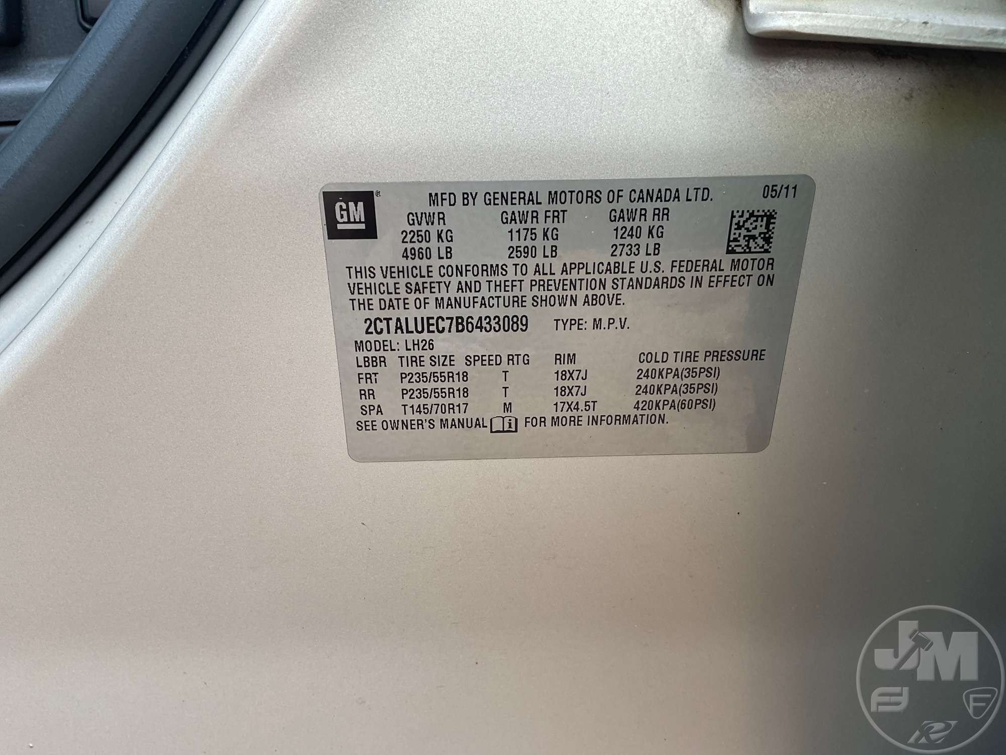2011 GMC TERRAIN