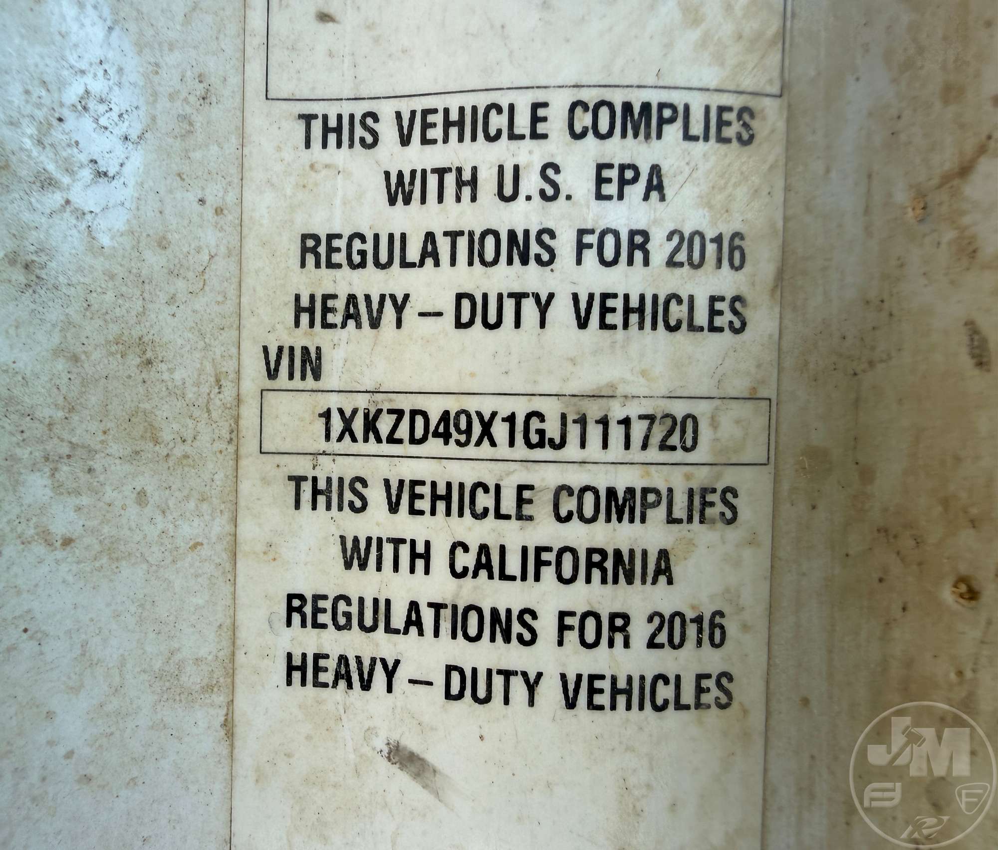 2016 Kenworth T880