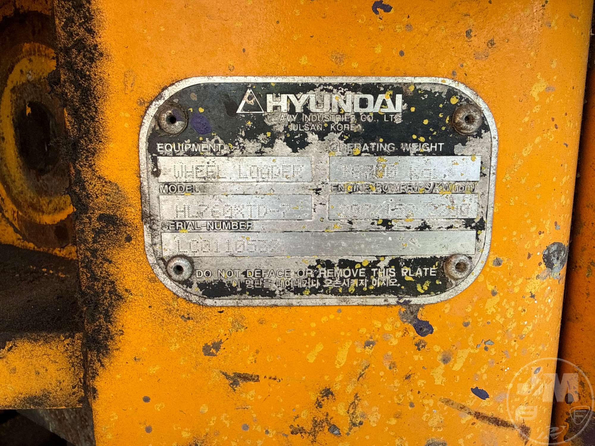 2005 Hyundai HL760XTD-7