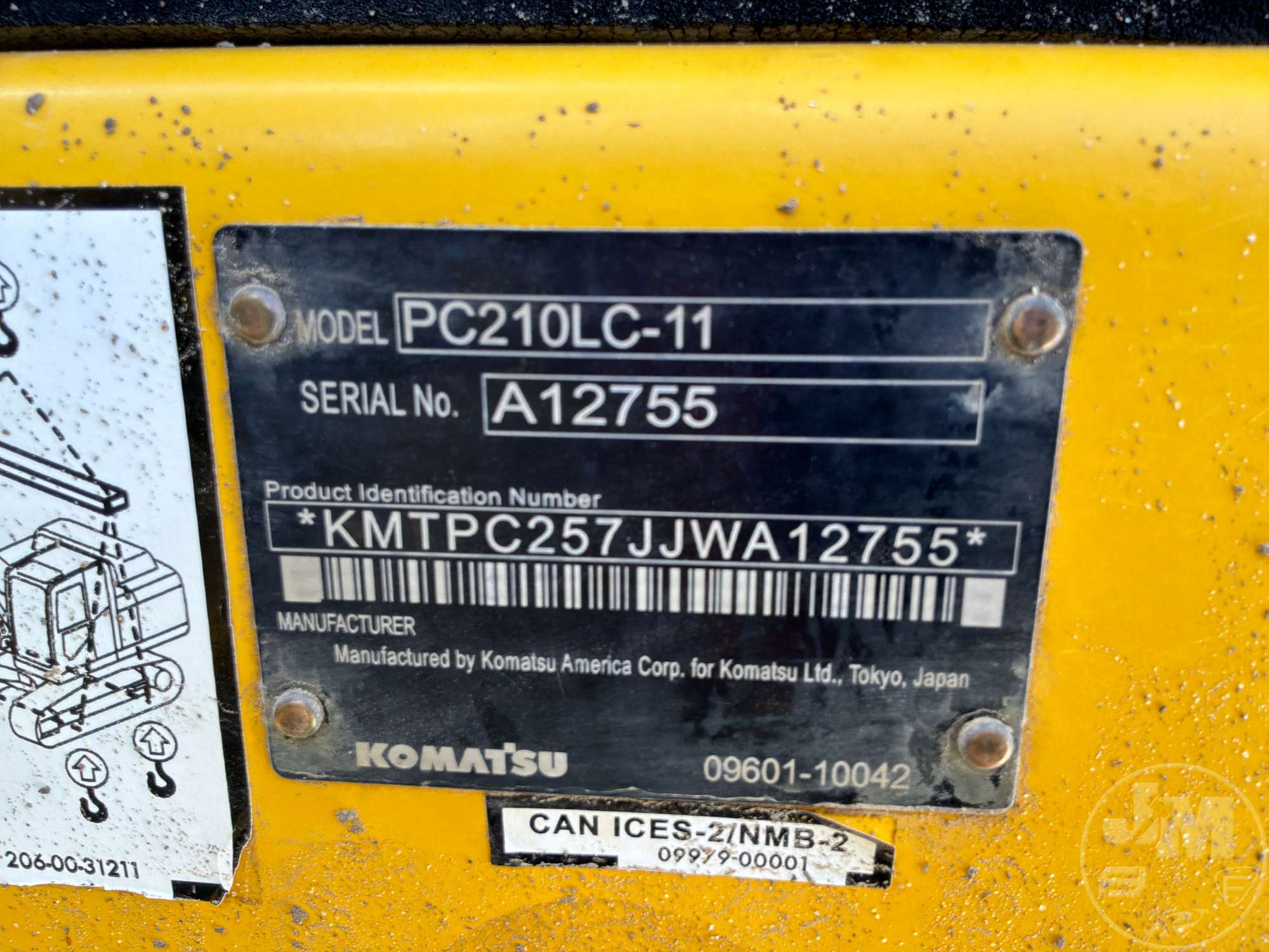 2019 Komatsu PC210LC-11