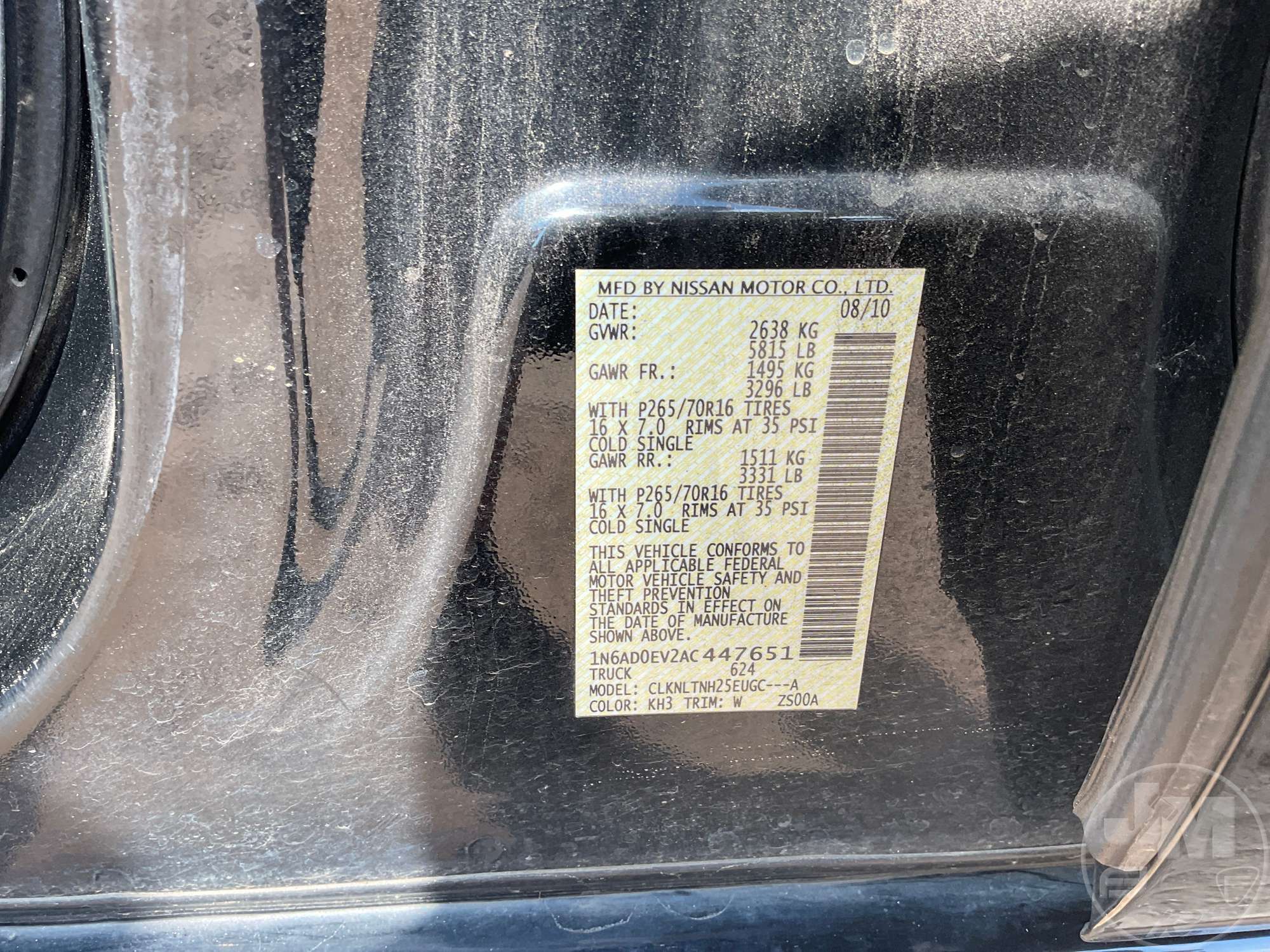 2010 Nissan FRONTIER