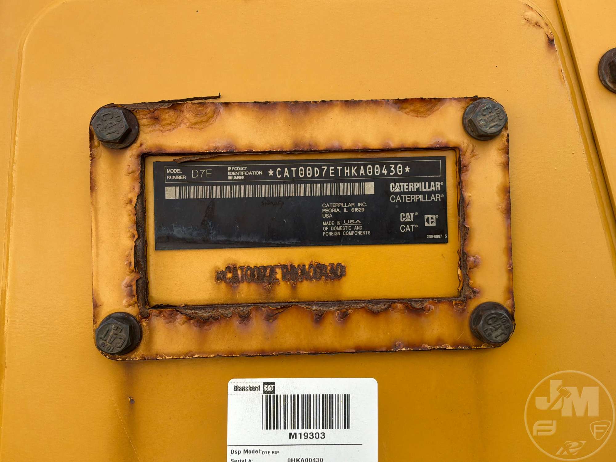 2015 Caterpillar D7E