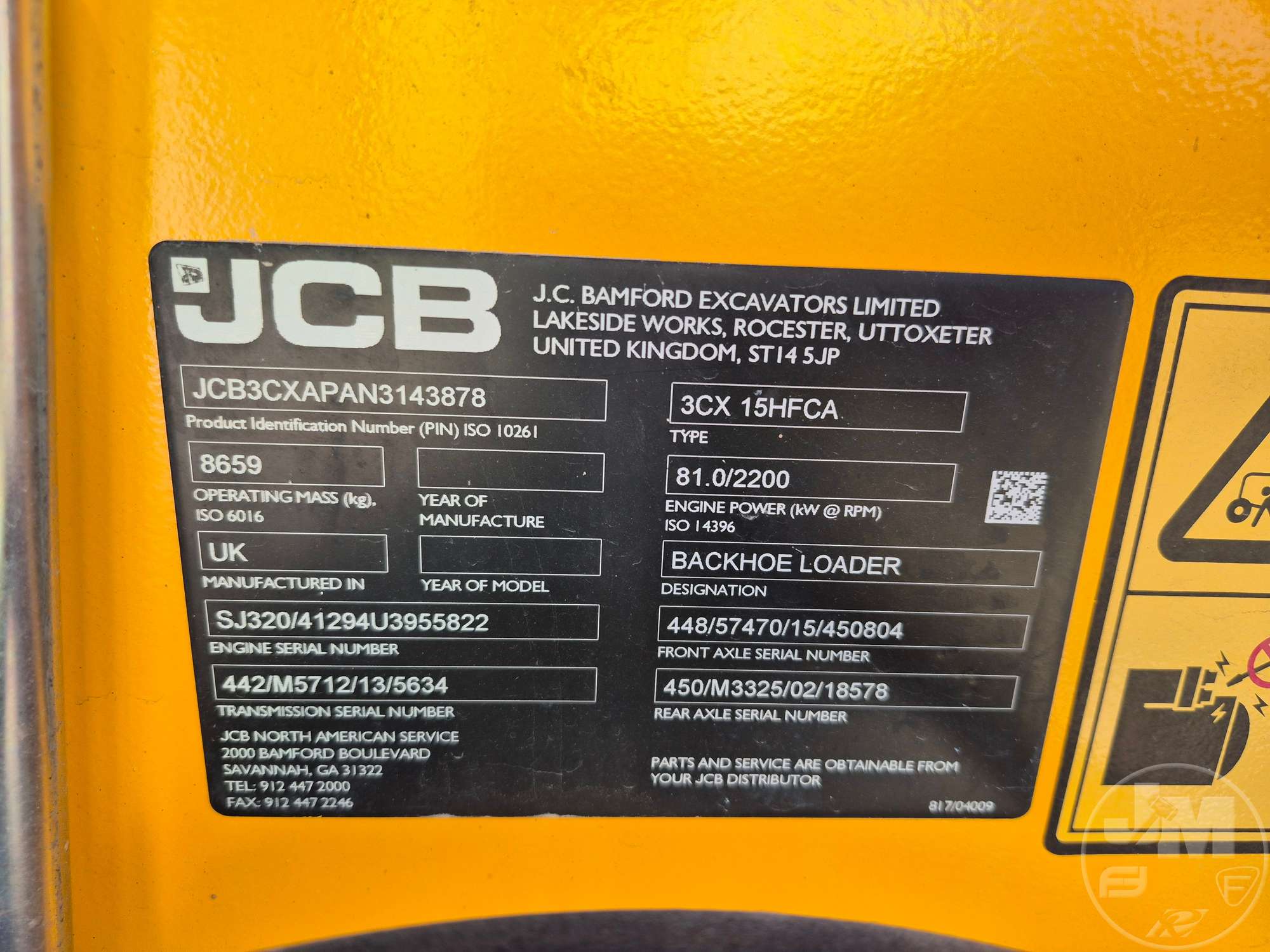 2023 JCB 3CX-15 SUPER