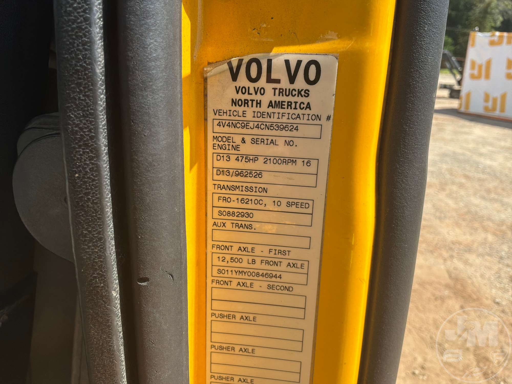 2012 Volvo VNL
