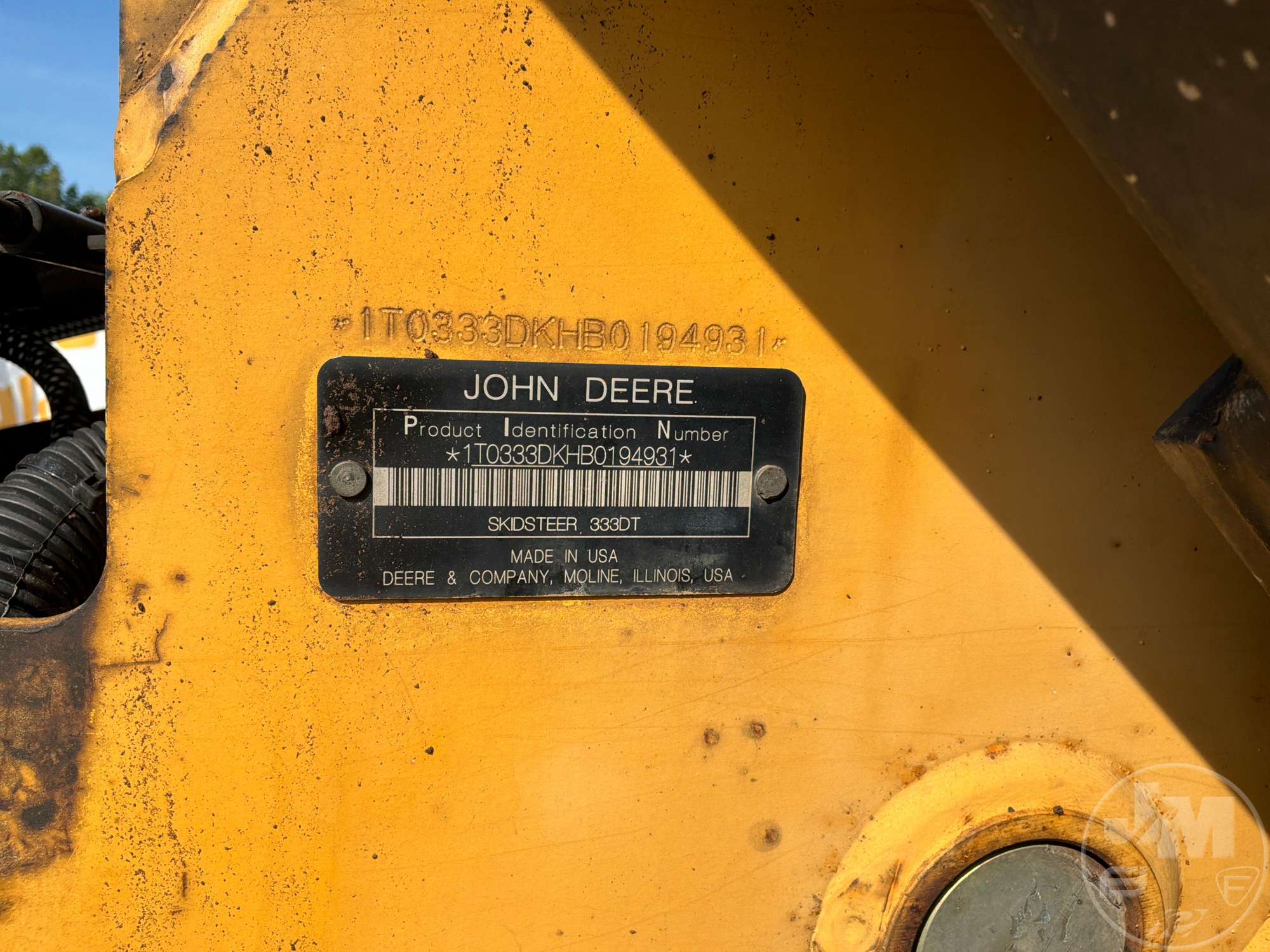 2011 John Deere 333D