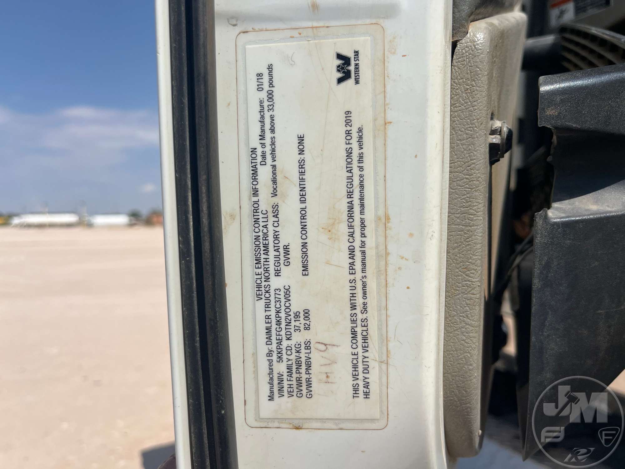 2019 Western Star 490 VACTOR HXX