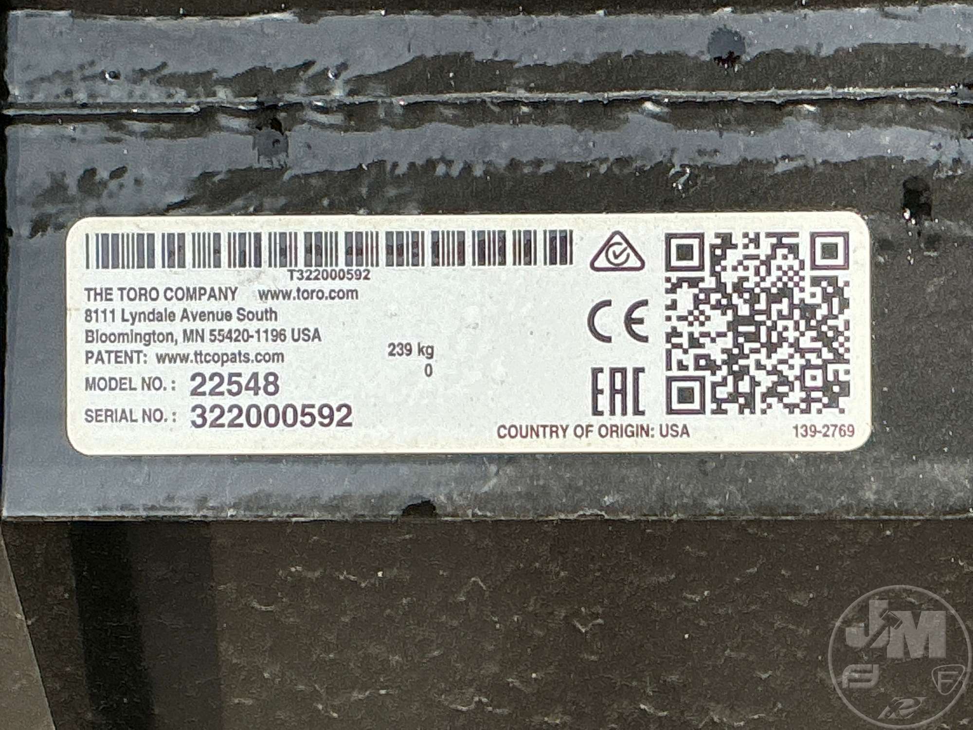 0 Toro 22548