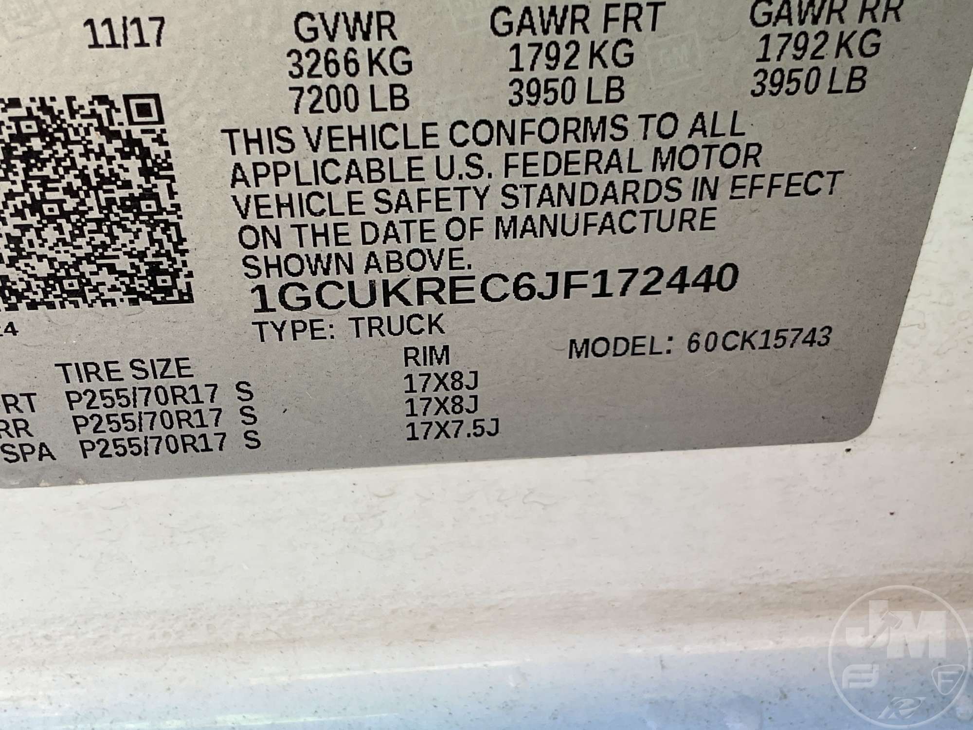 2018 Chevrolet SILVERADO