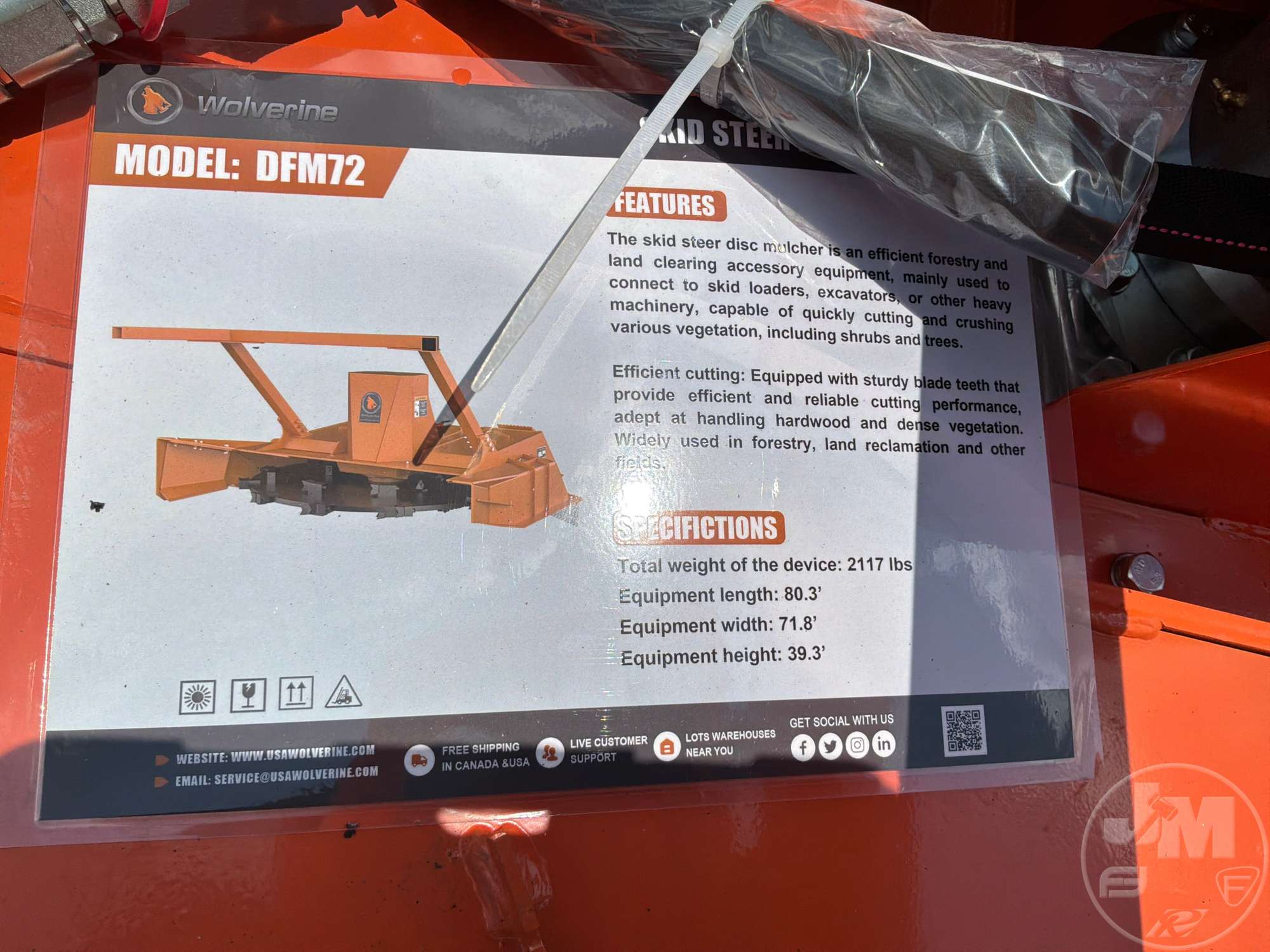 2026 Wolverine DFM72