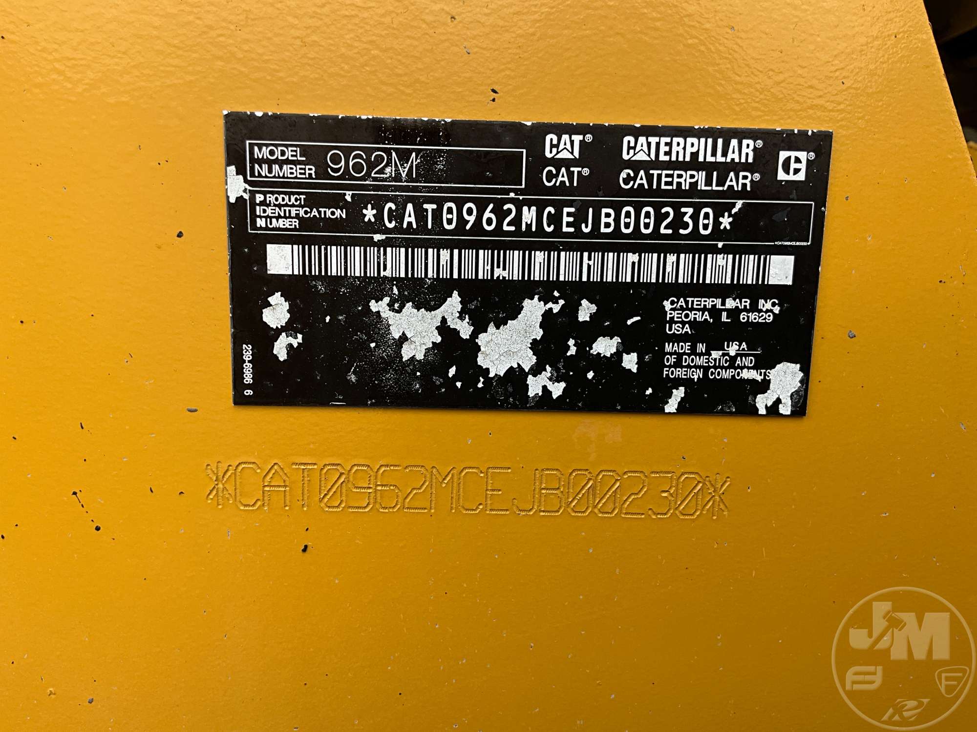 2015 Caterpillar 962M