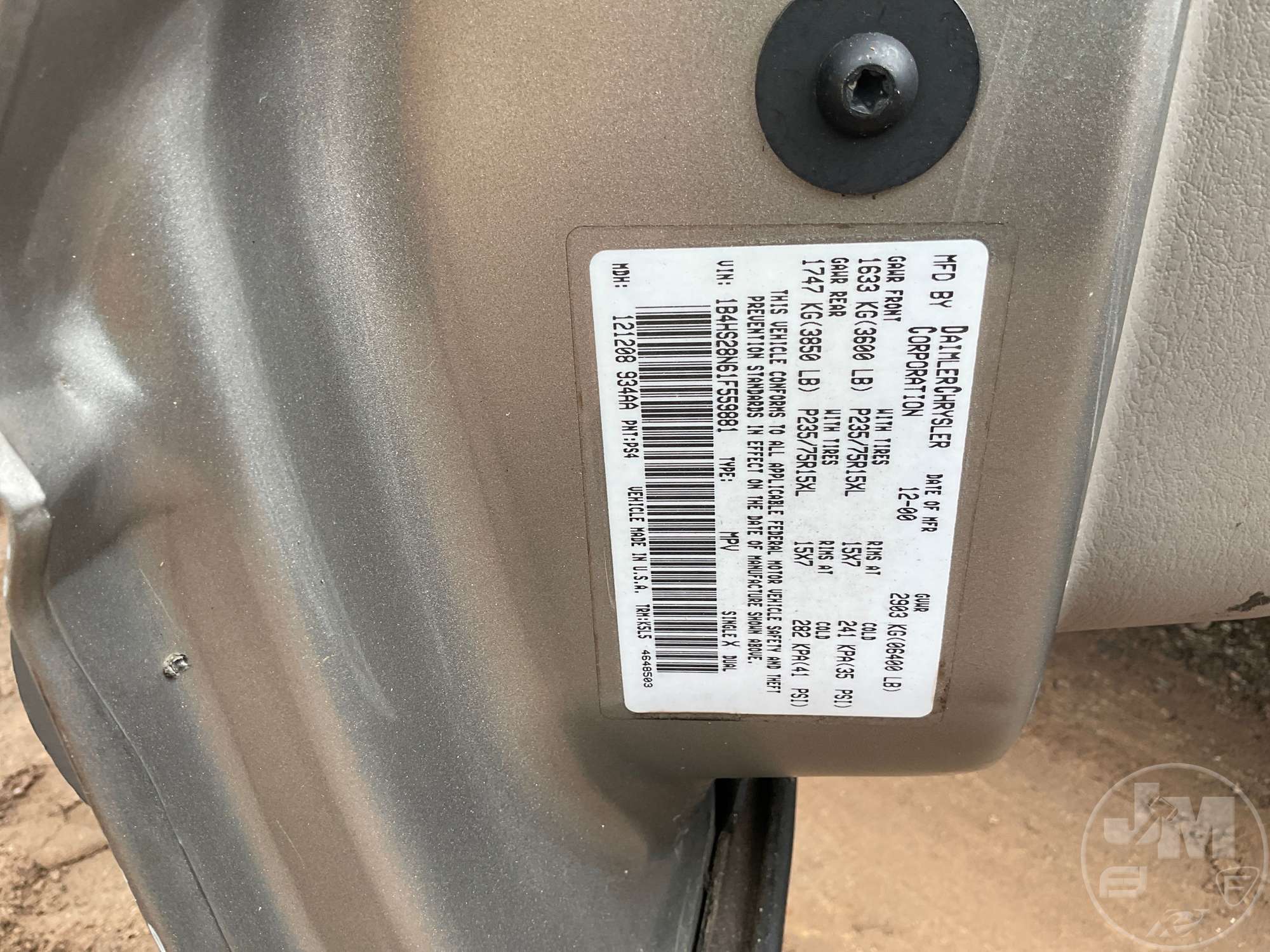 2001 Dodge DURANGO