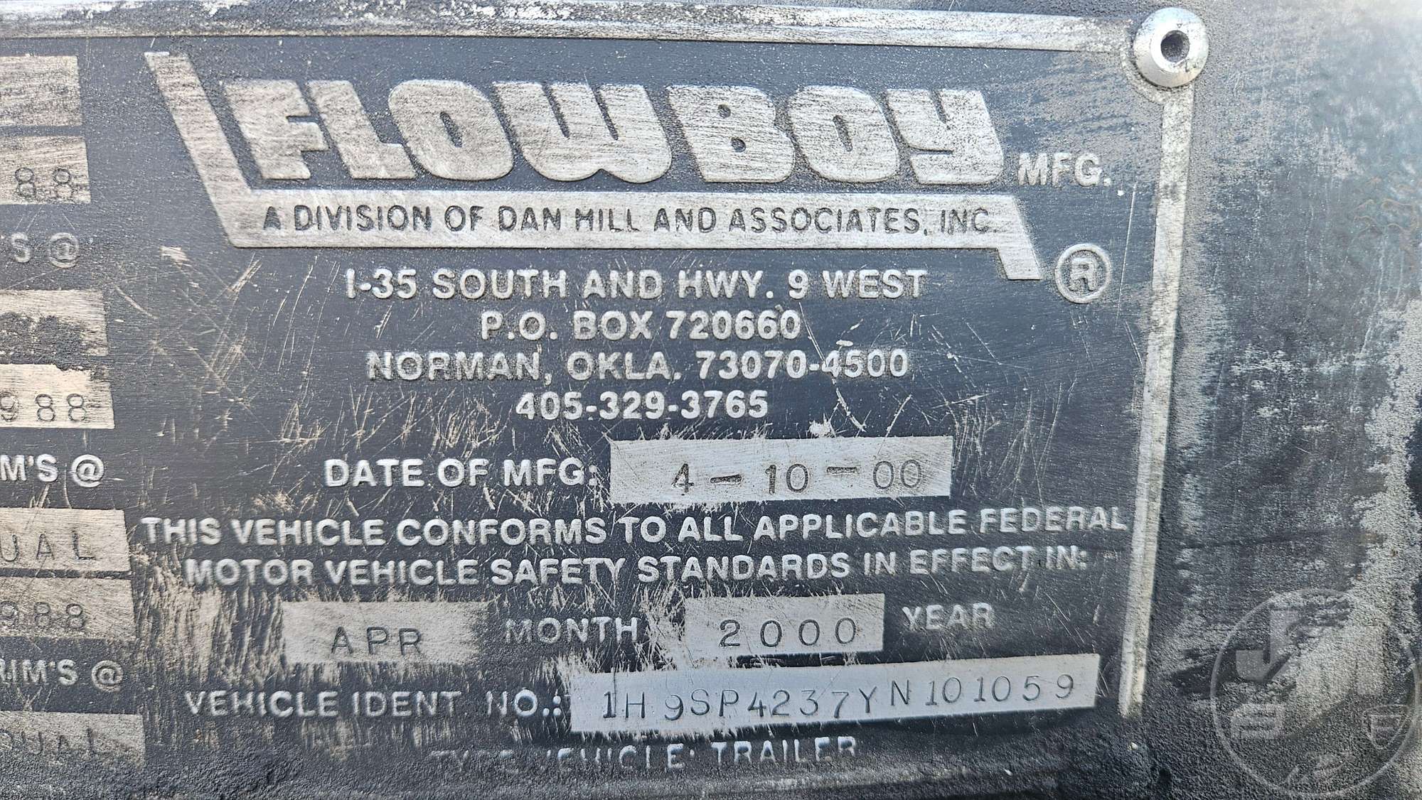 2000 Flowboy OLB 4000