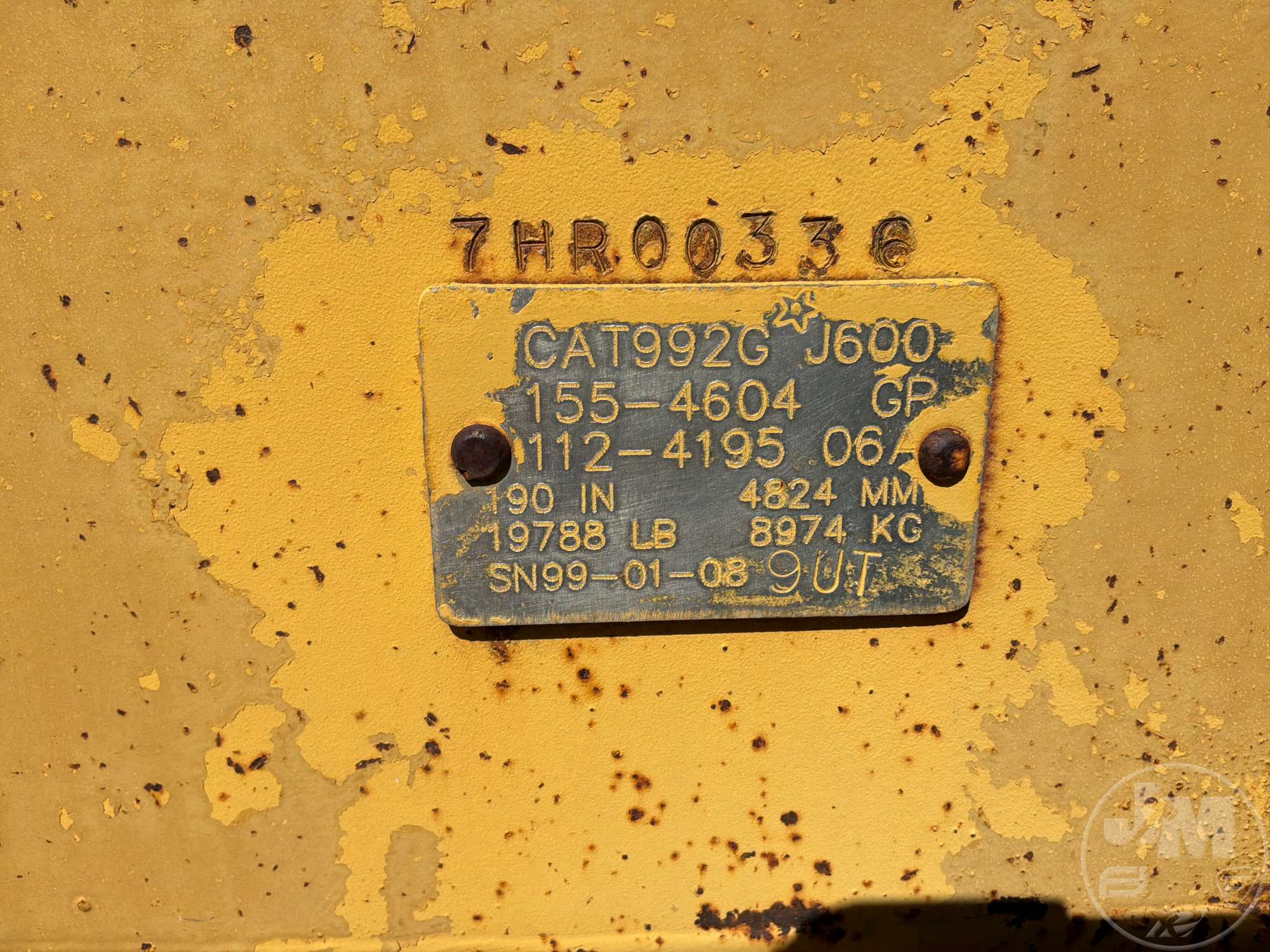 0 Caterpillar 188 IN. SPADE NOSE BUCKET