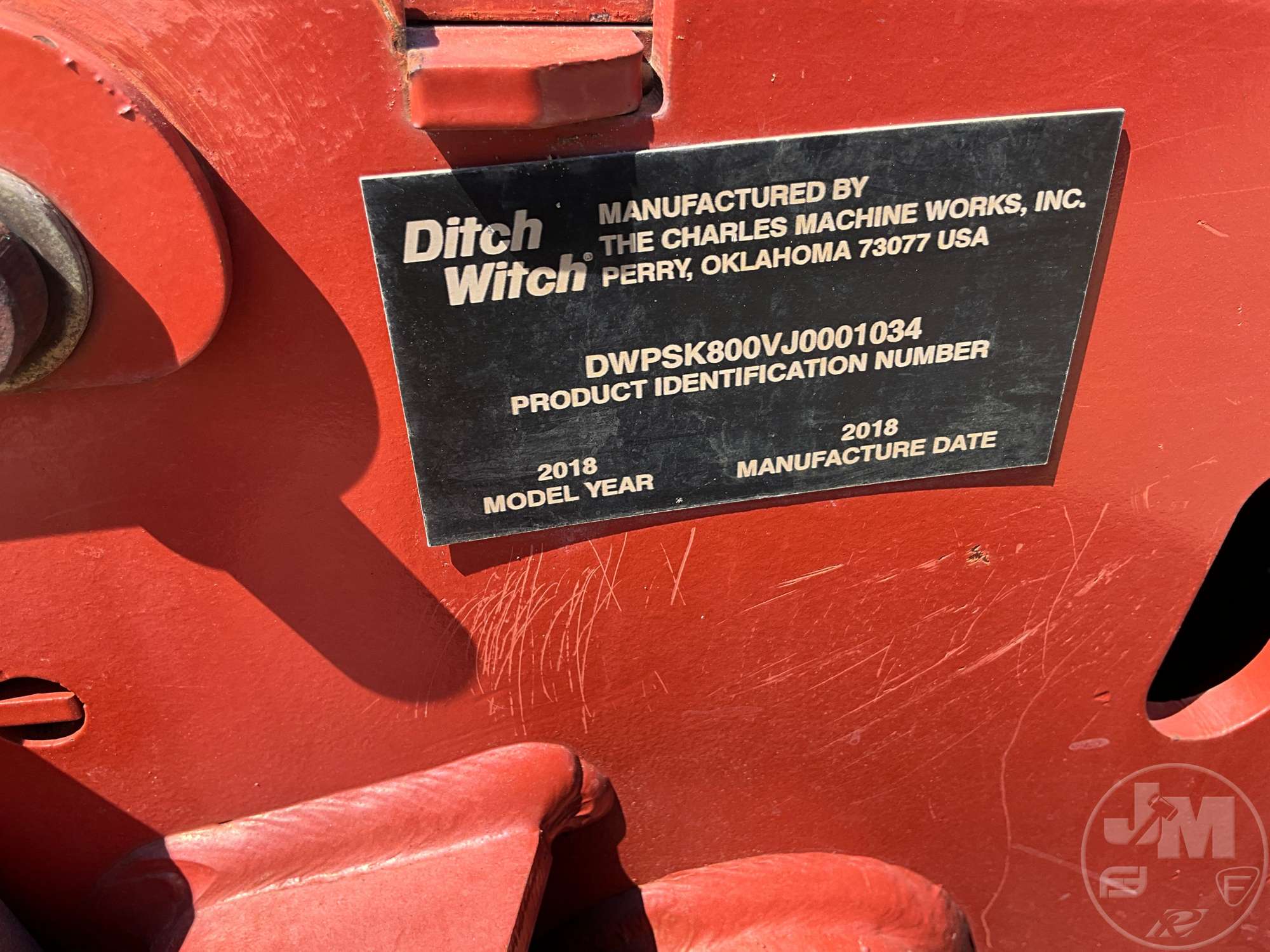 2018 Ditch Witch SK800