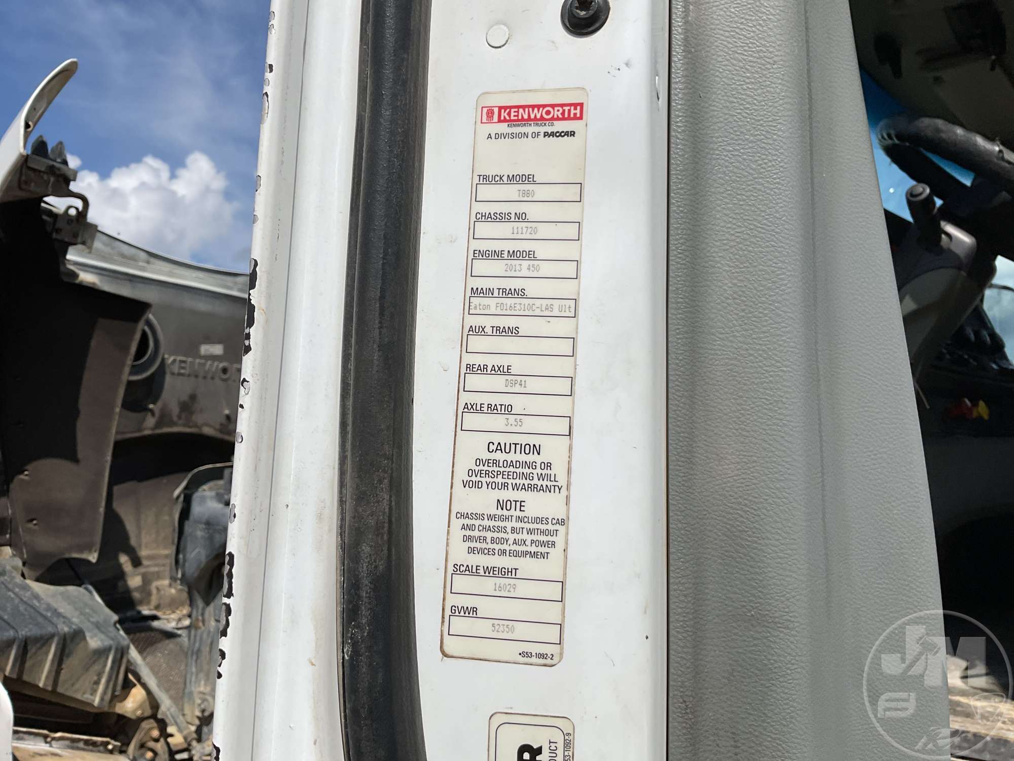 2016 Kenworth T880
