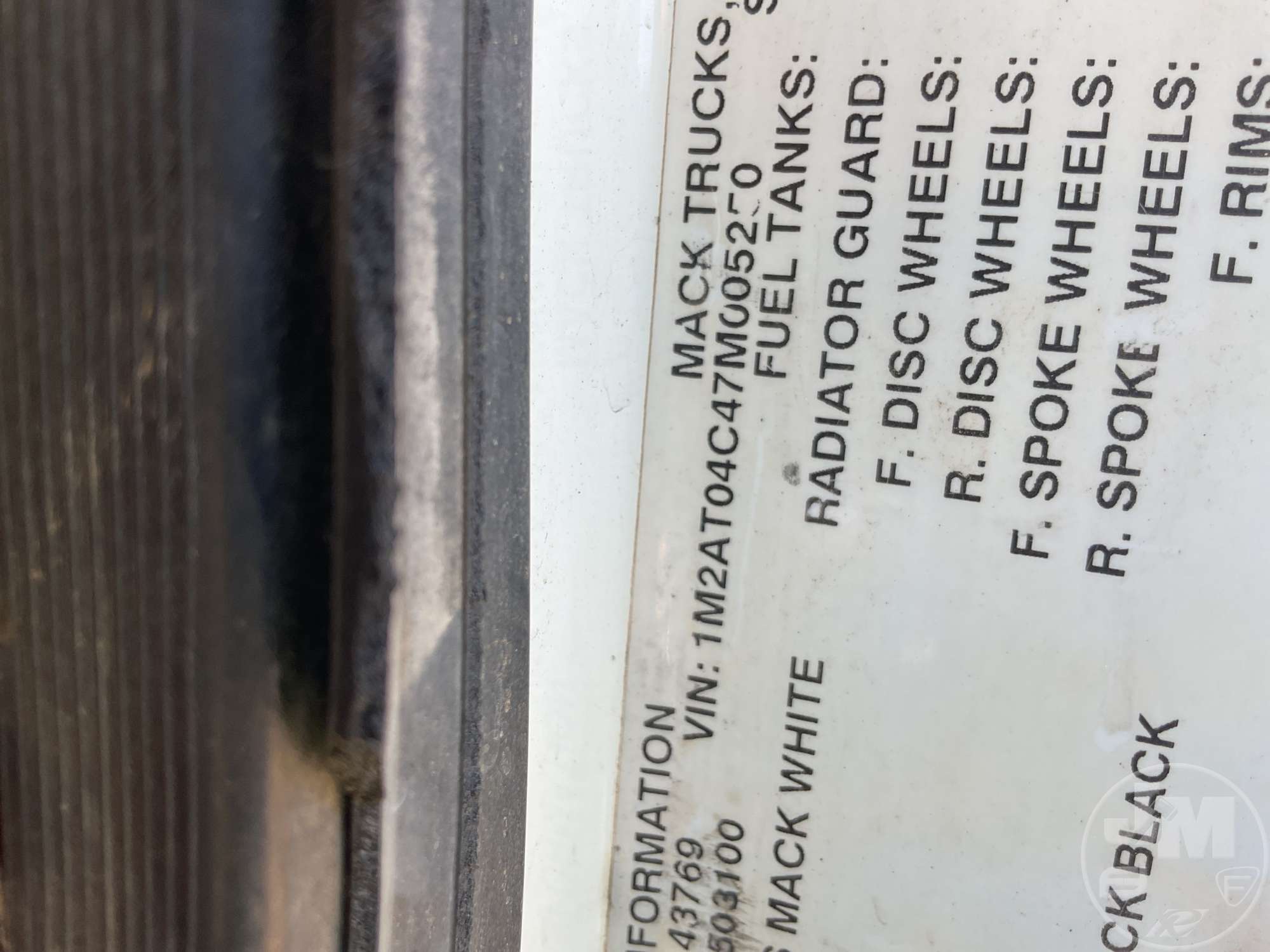 2007 Mack CTP GRANITE