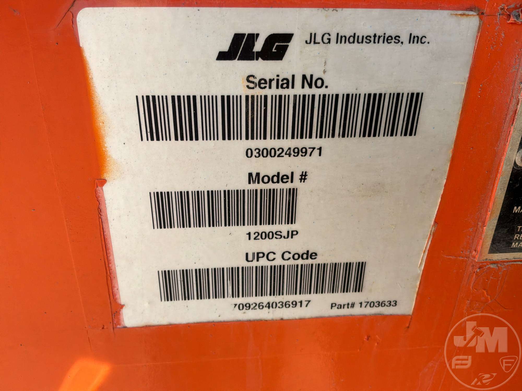 2018 JLG 1200SJP