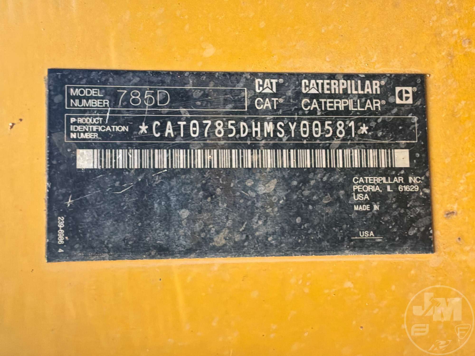 2014 Caterpillar 785D