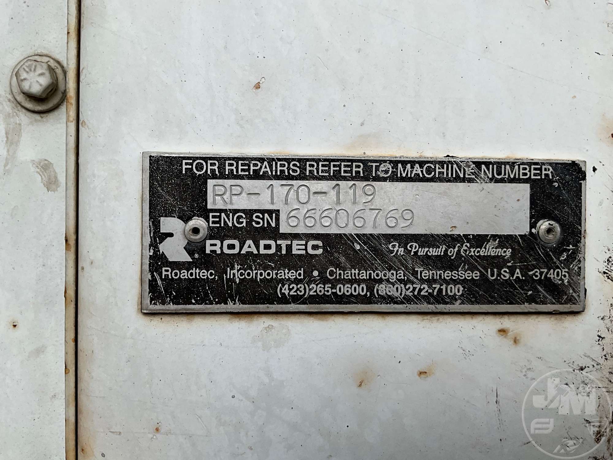 2009 Roadtec / Astec RP170