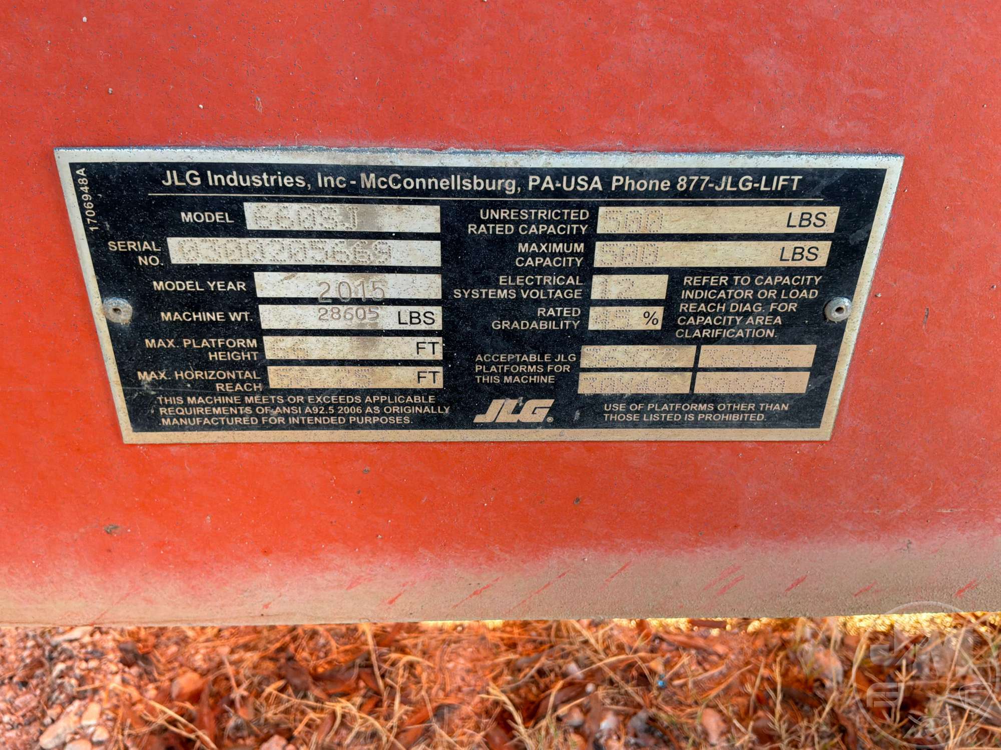0 JLG 660SJ