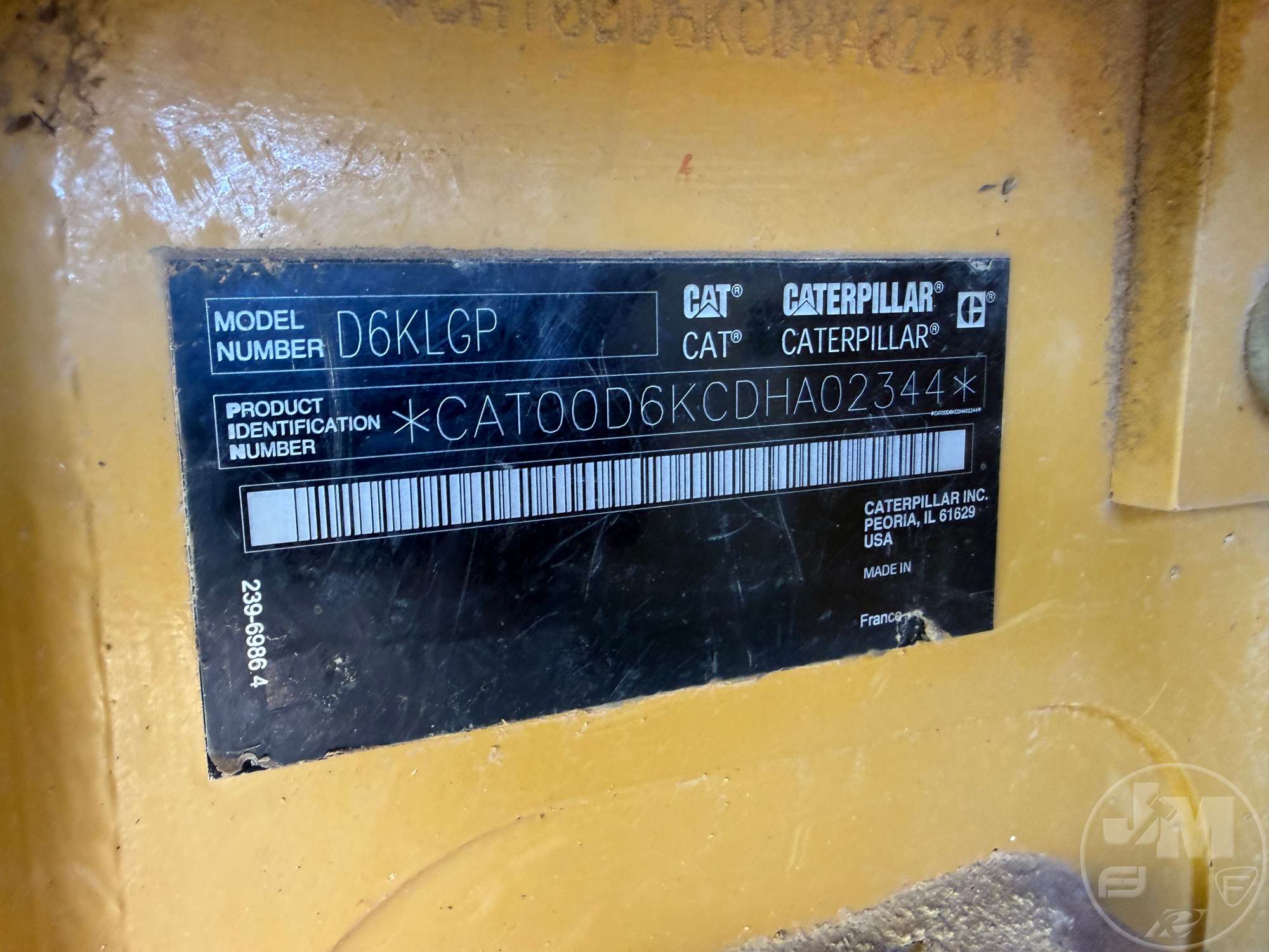 2012 Caterpillar D6K LGP