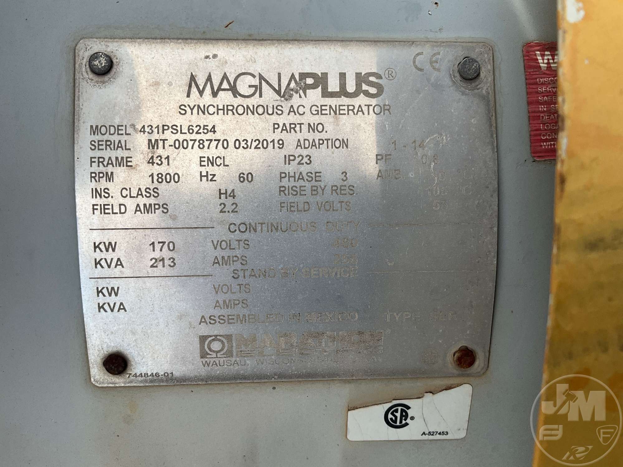 0 Marathon 431PSL6254