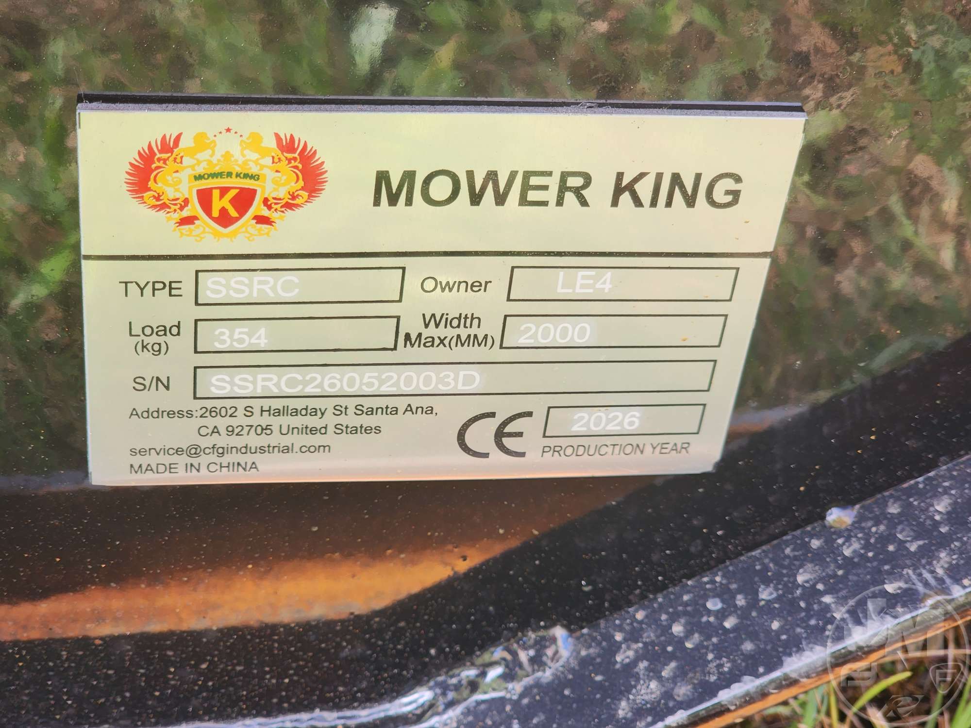 2026 Mower King SSRC