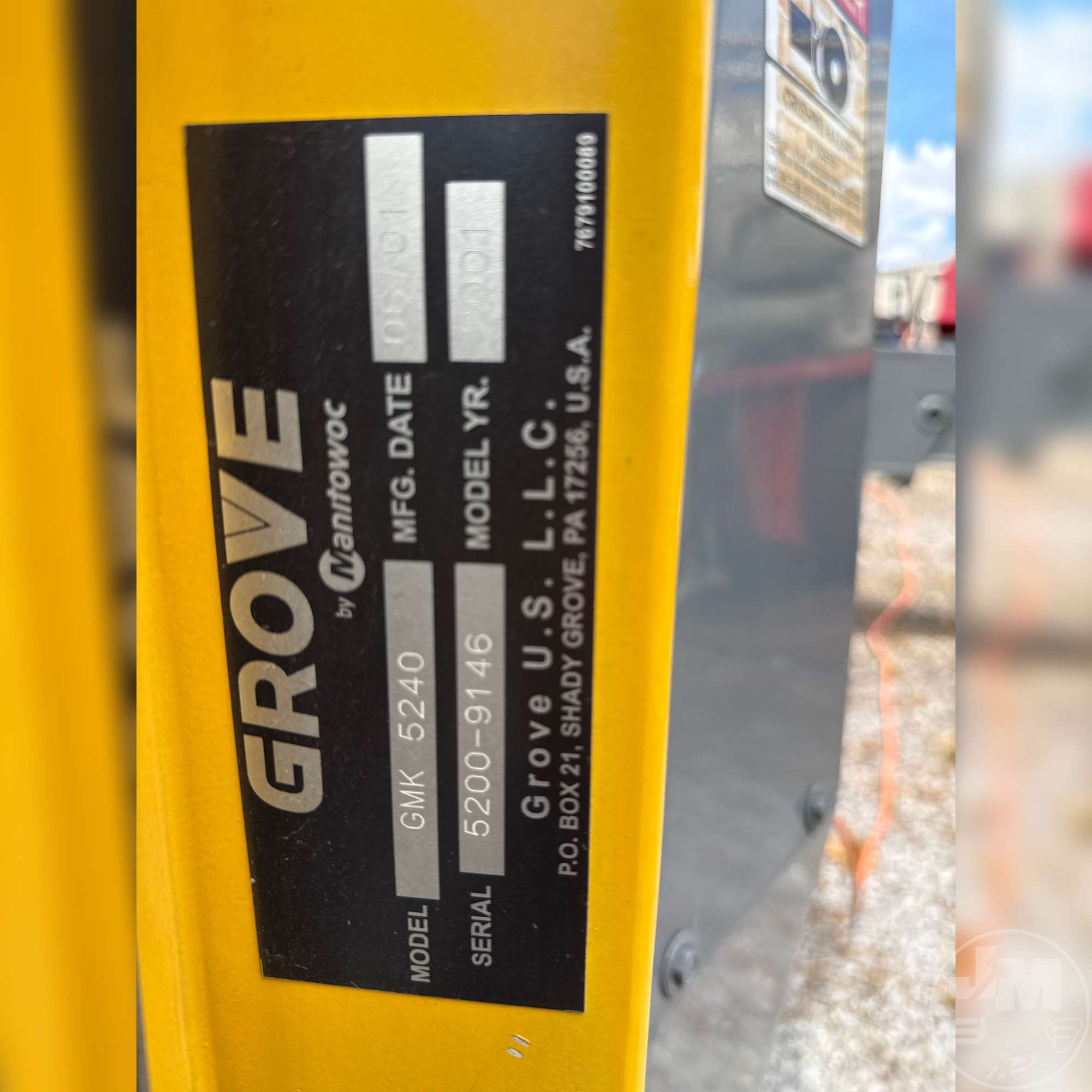 2001 Grove GMK5240