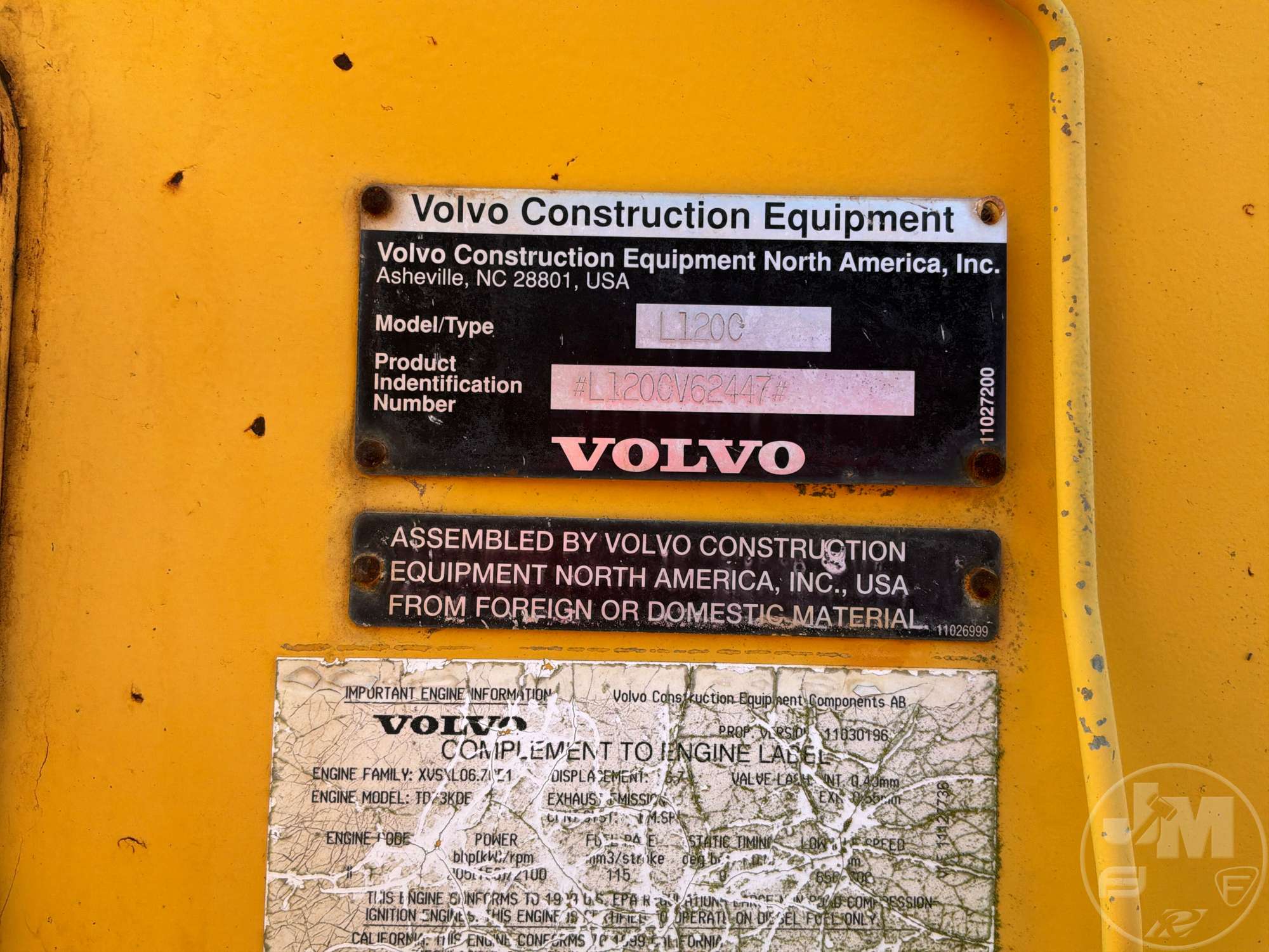 1999 Volvo L120C