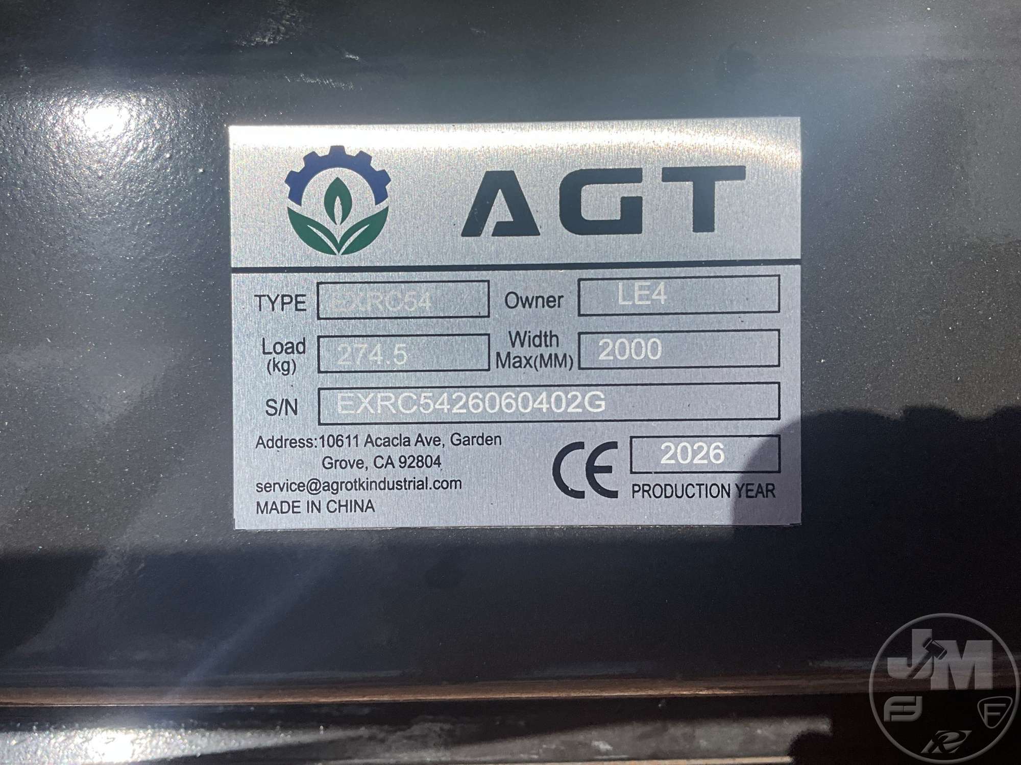 2026 AGT EXRC54