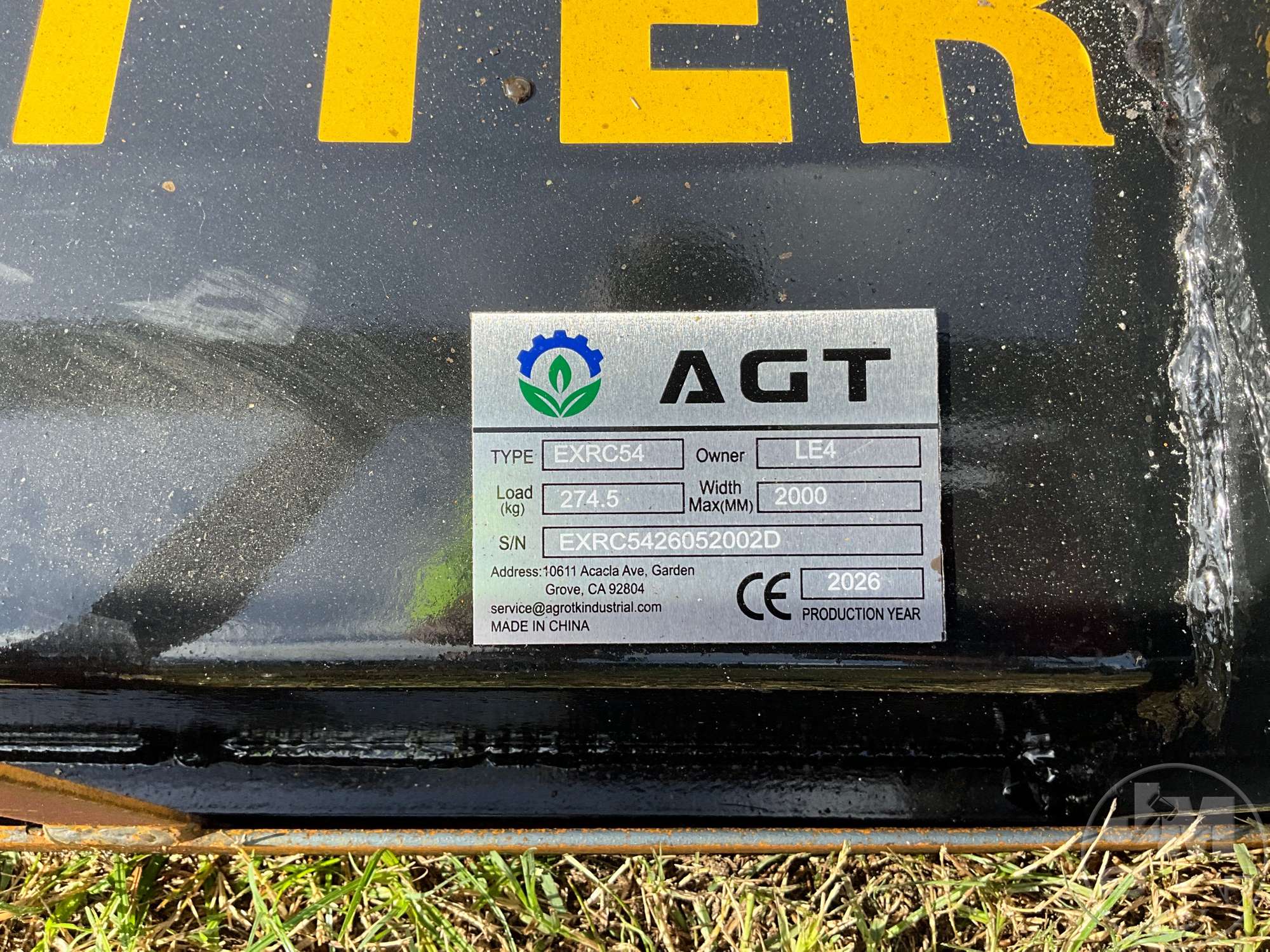 2026 AGT EXRC54