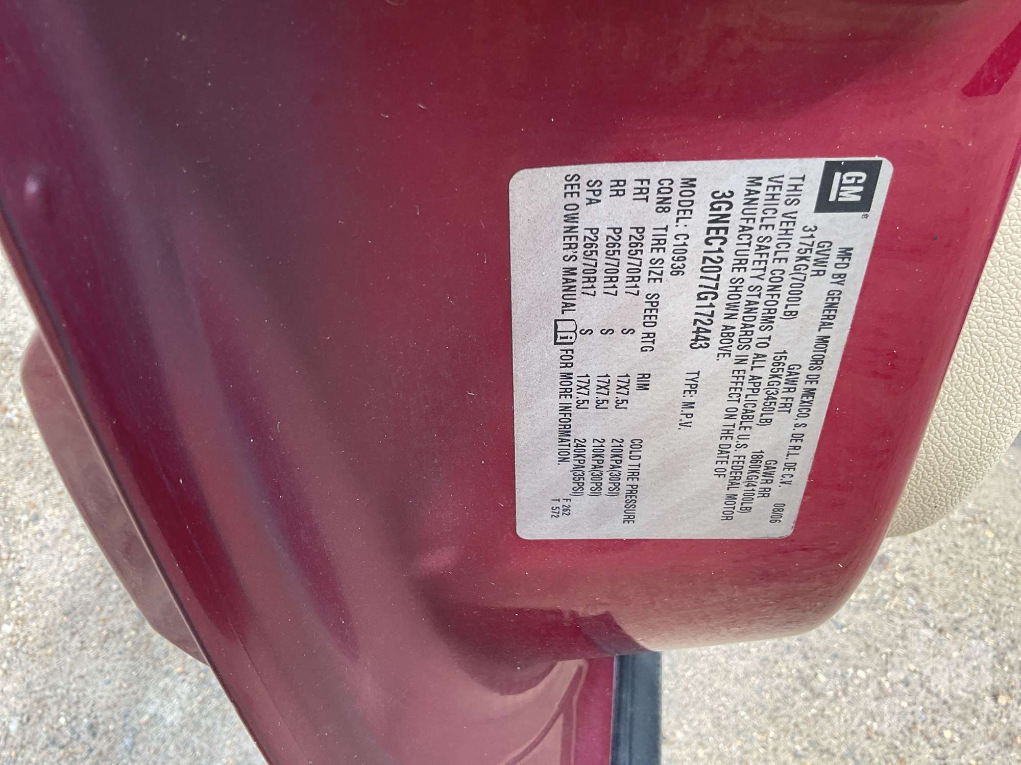 2007 Chevrolet AVALANCHE