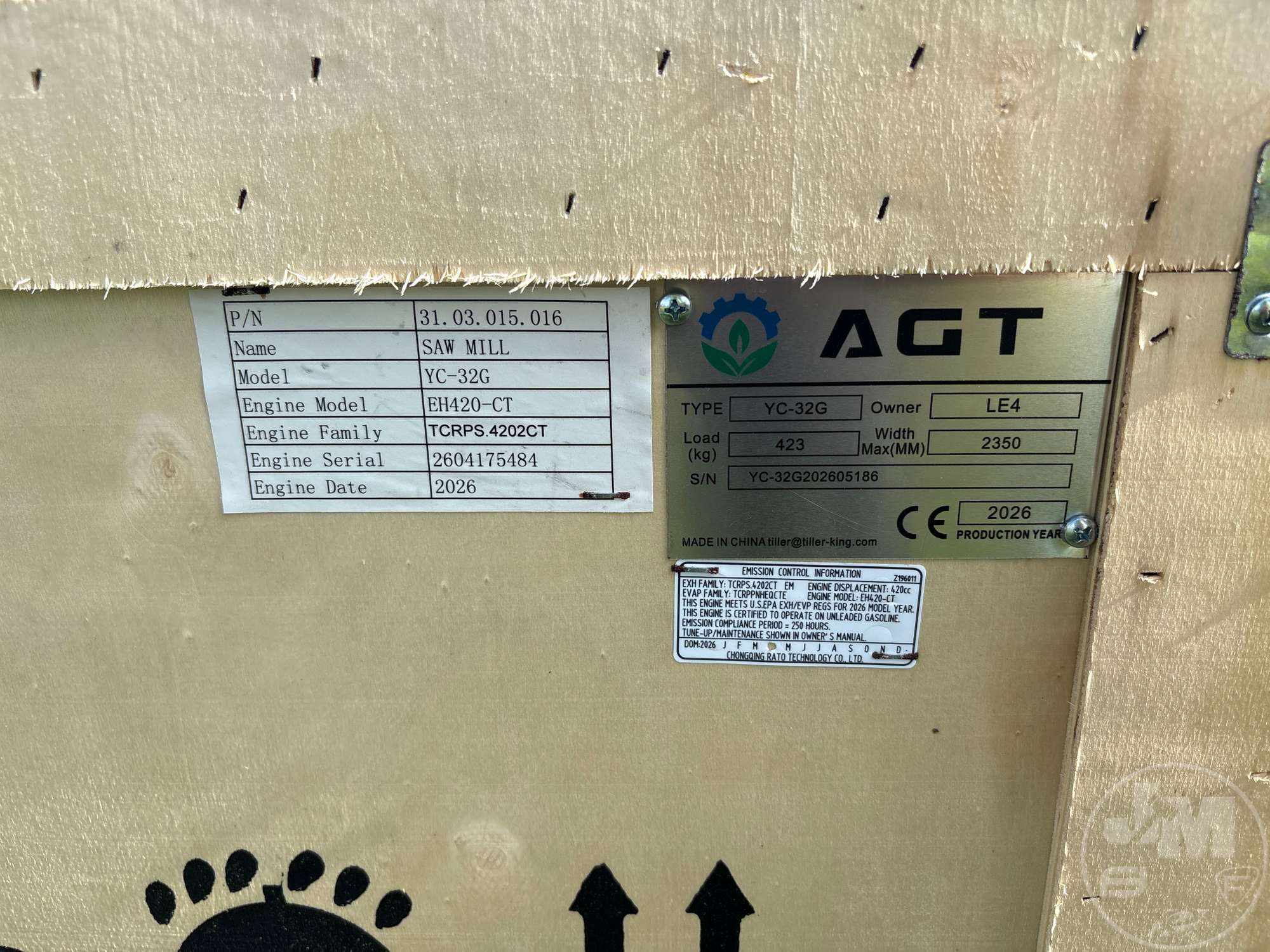 2026 AGT YC-32G