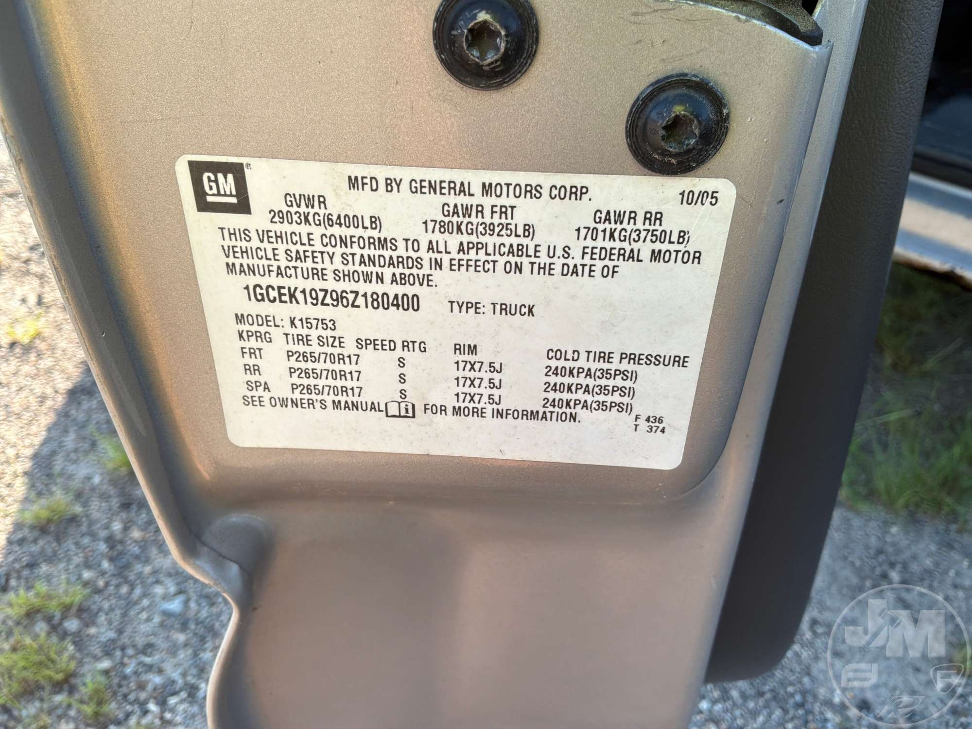 2006 Chevrolet SILVERADO 1500