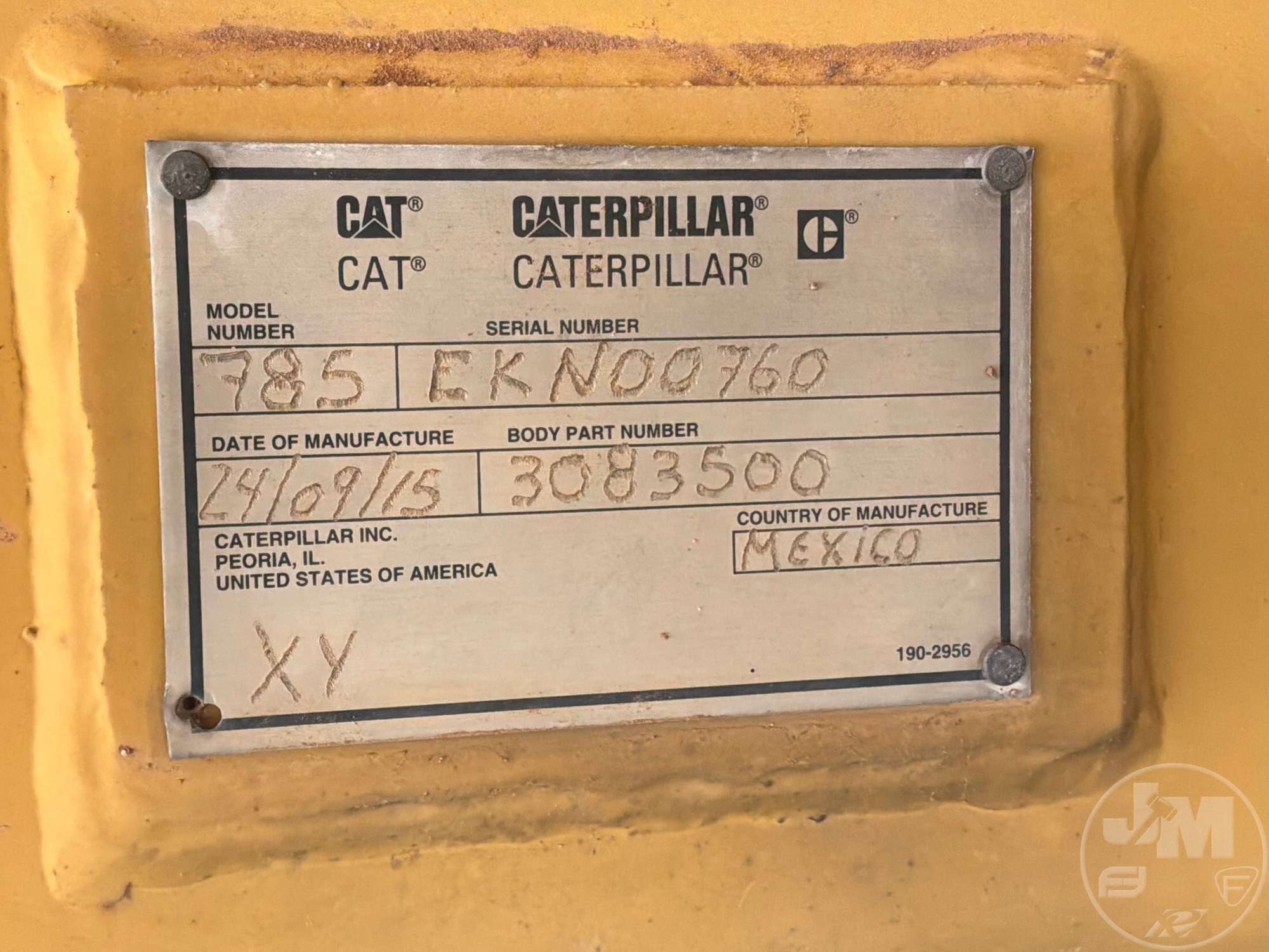 2014 Caterpillar 785D