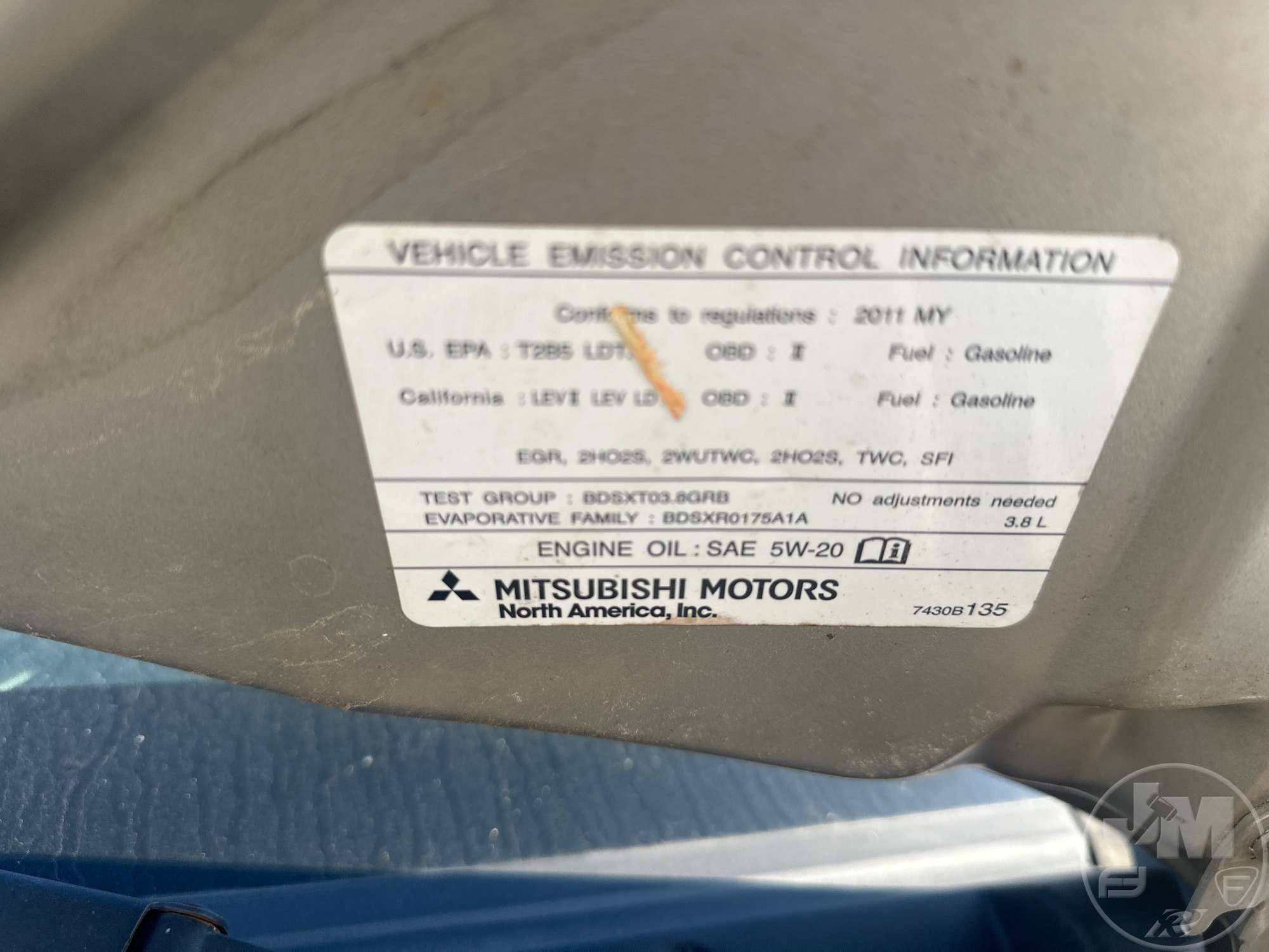 2011 Mitsubishi ENDEAVOR