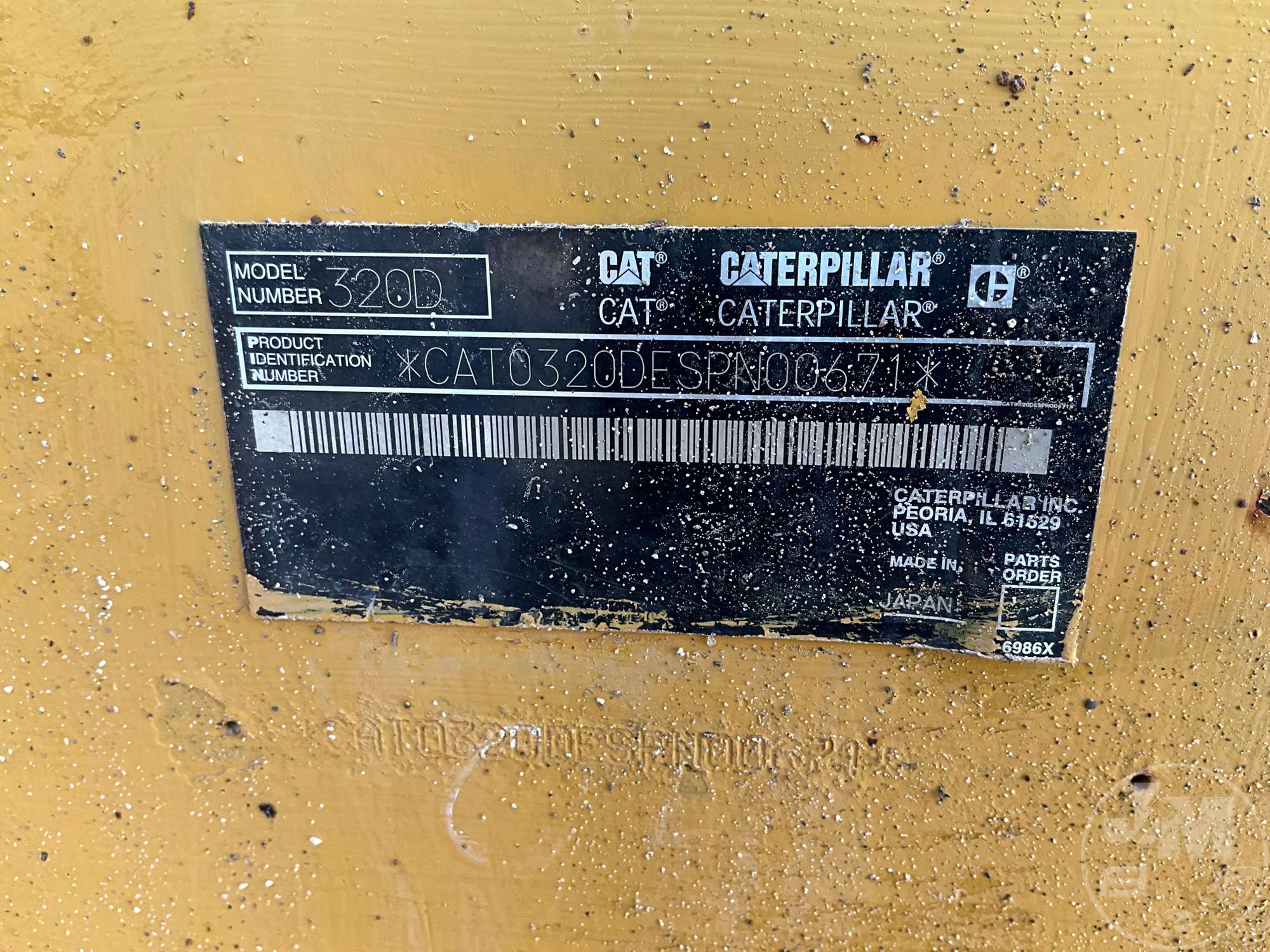 2011 Caterpillar 320DL