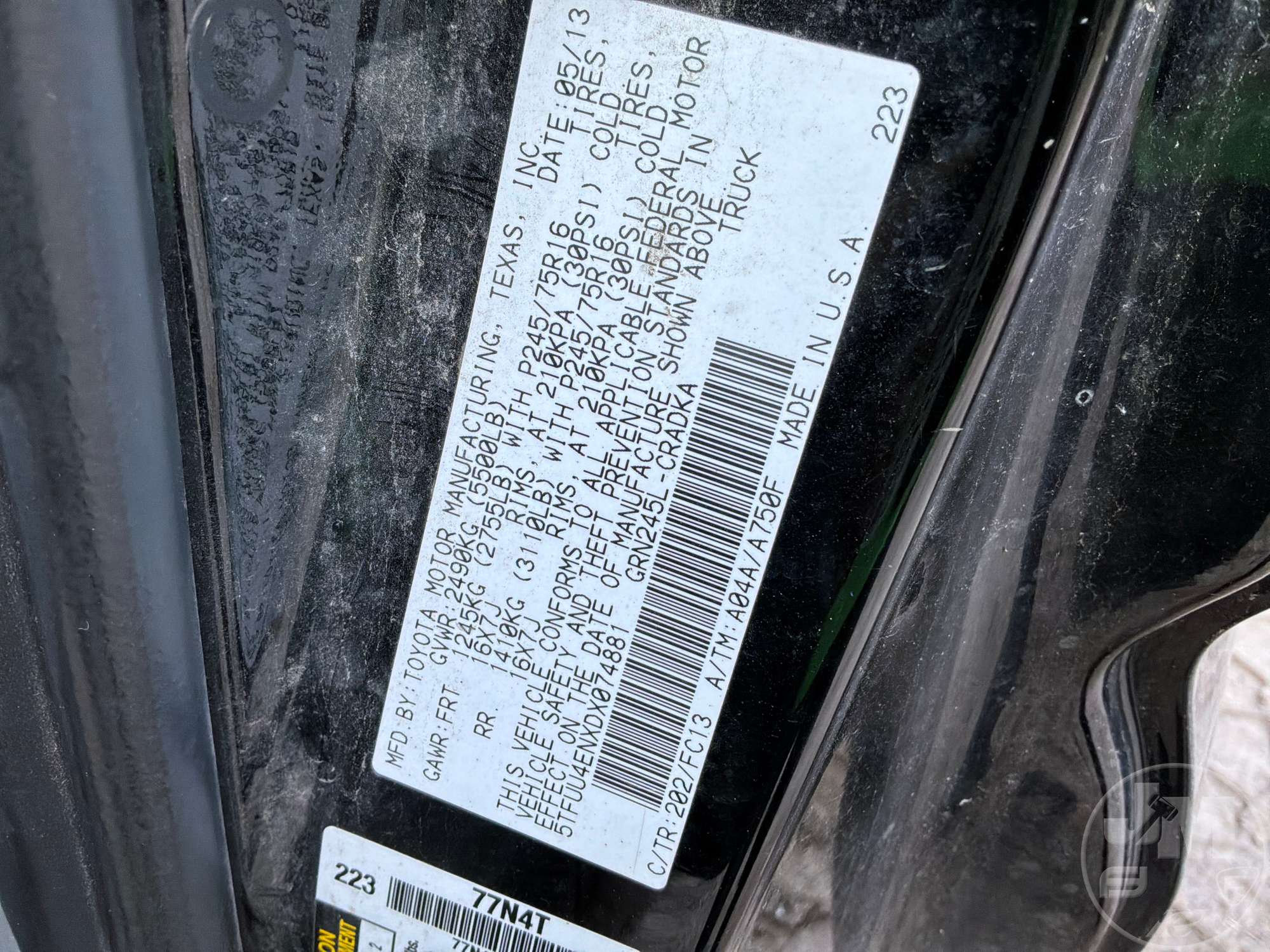 2013 Toyota Tacoma
