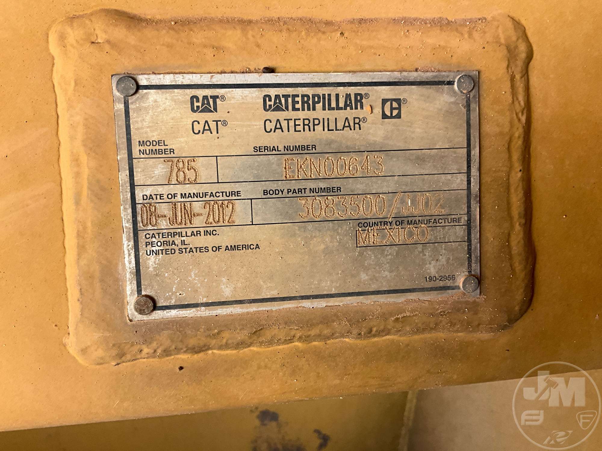 2014 Caterpillar 785D