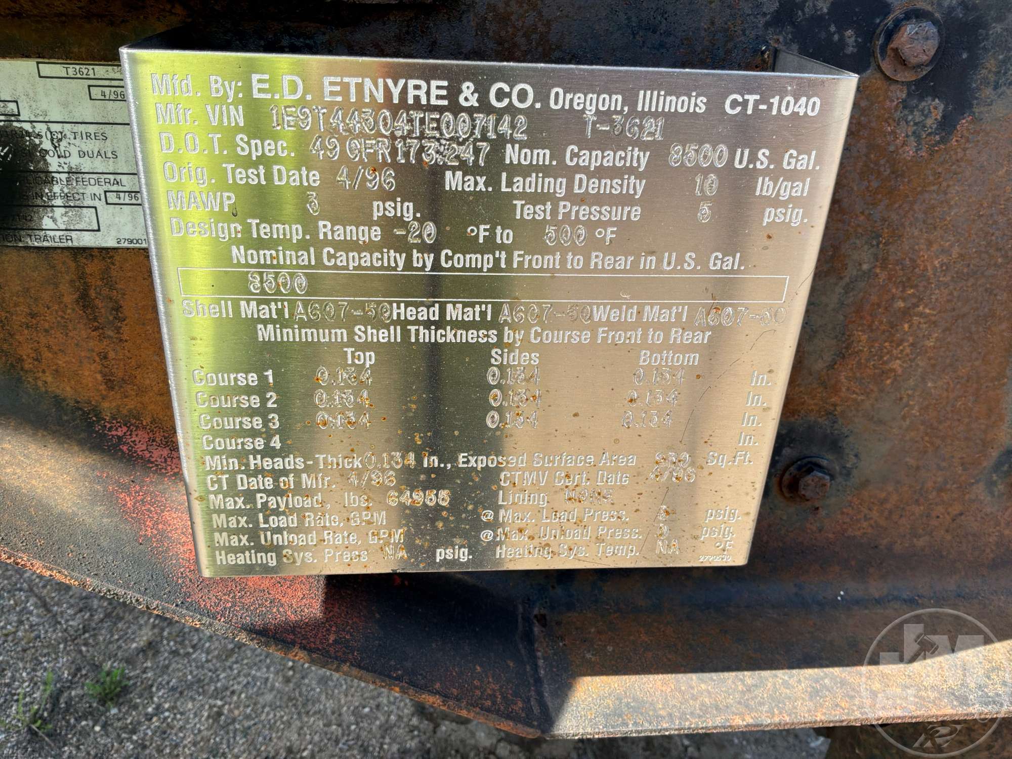 1996 Etnyre ETNYRE