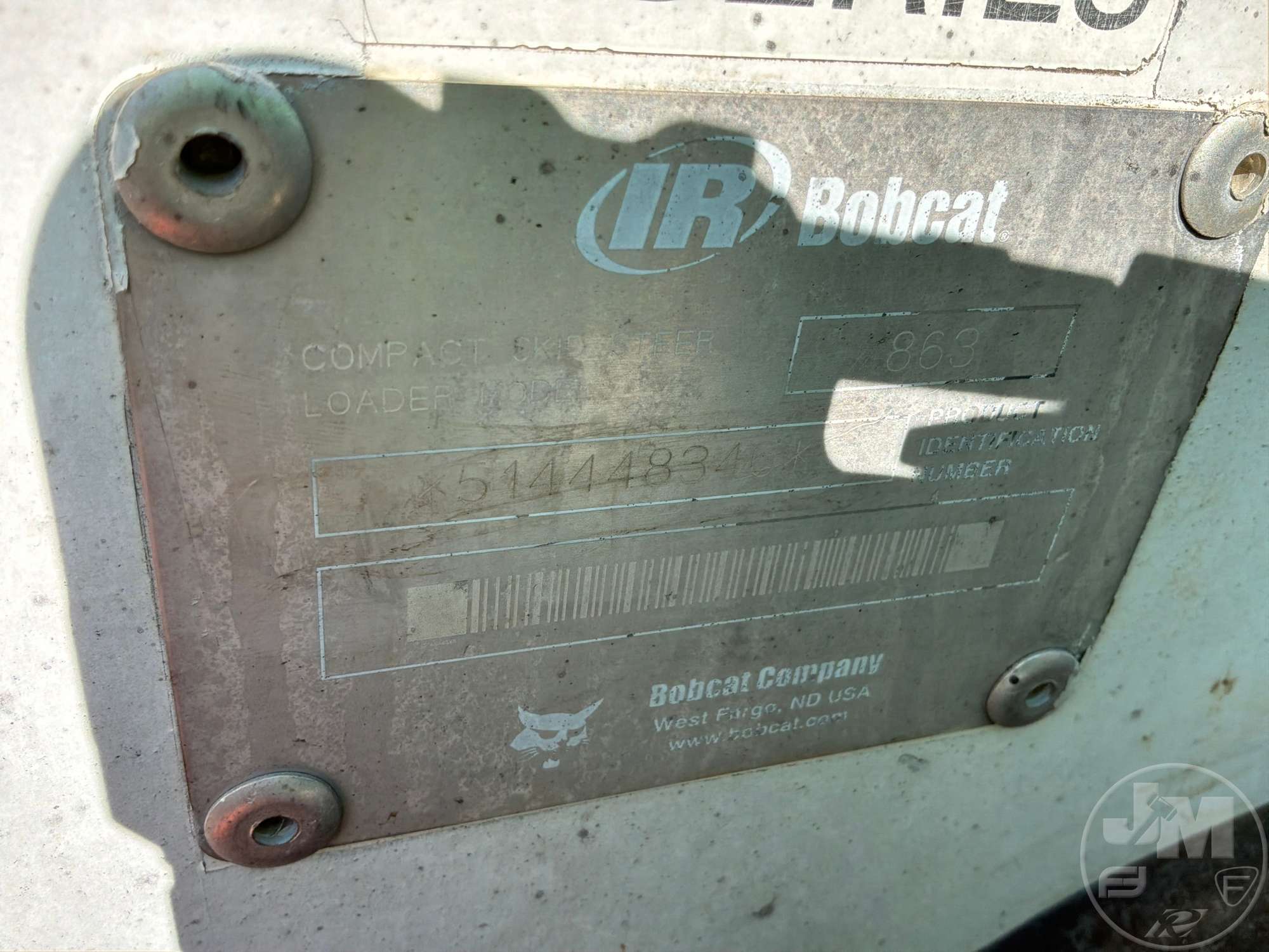 2001 Bobcat 863