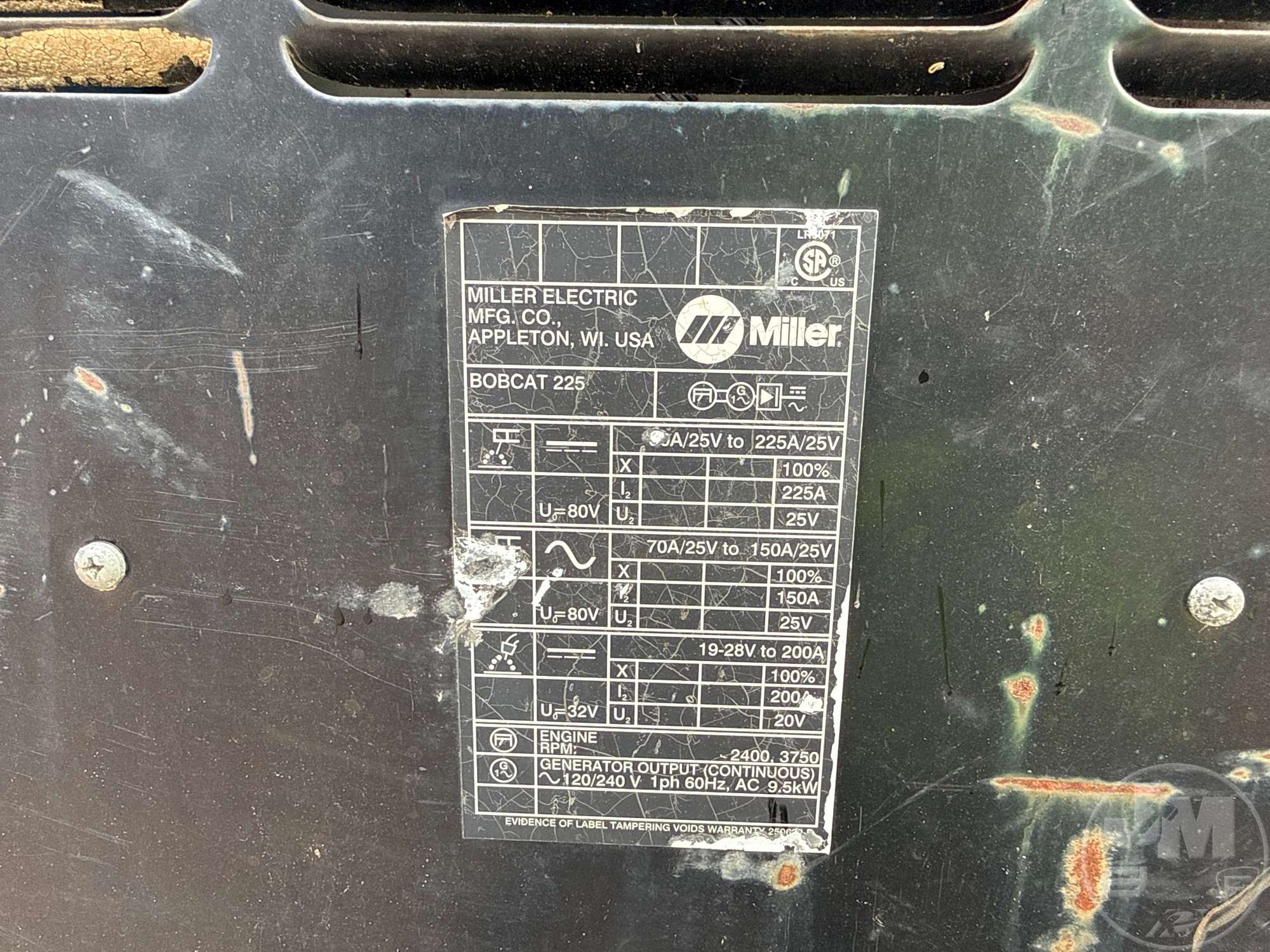 0 Miller BOBCAT 225
