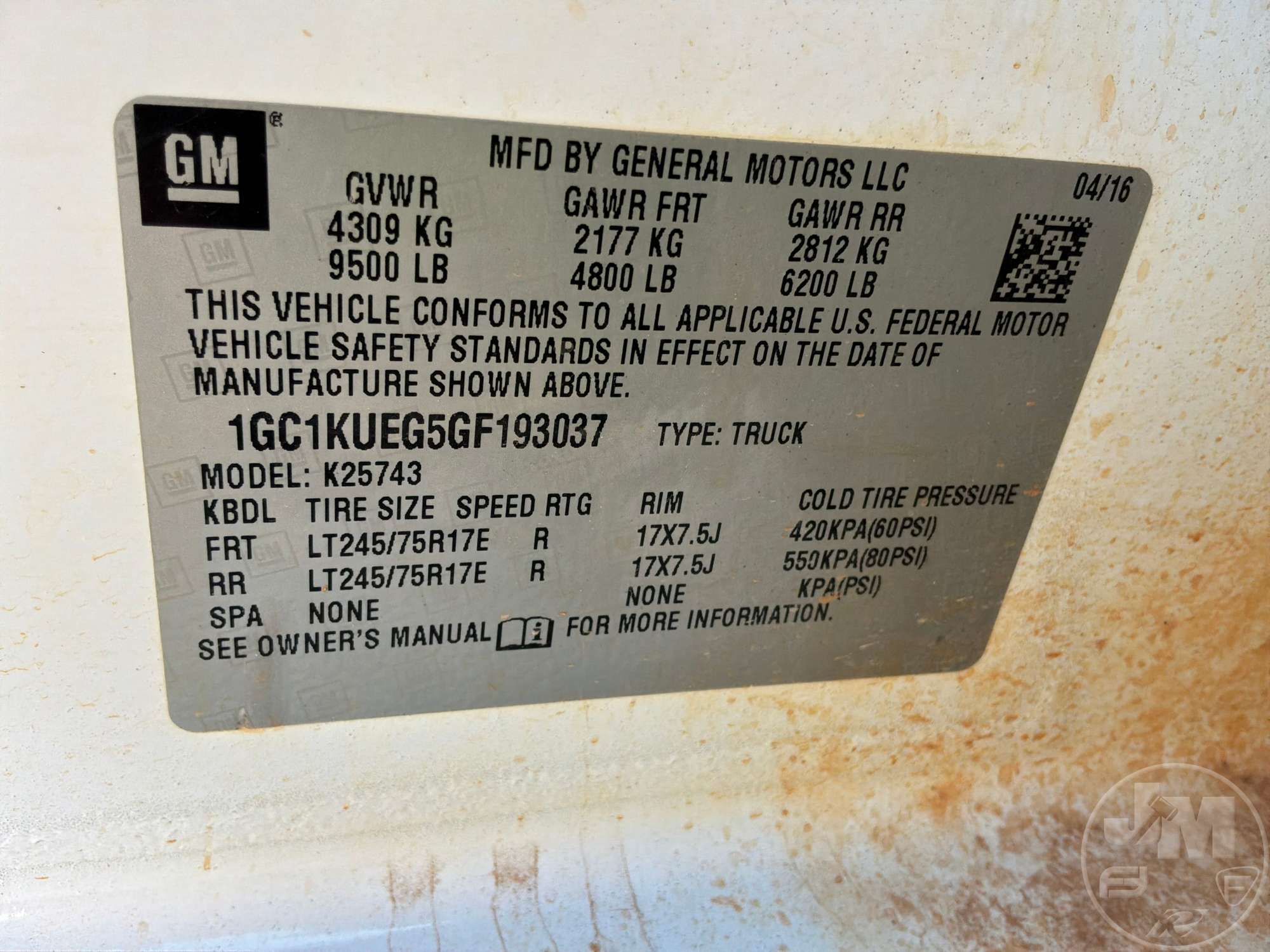 2016 Chevrolet Silverado 2500HD